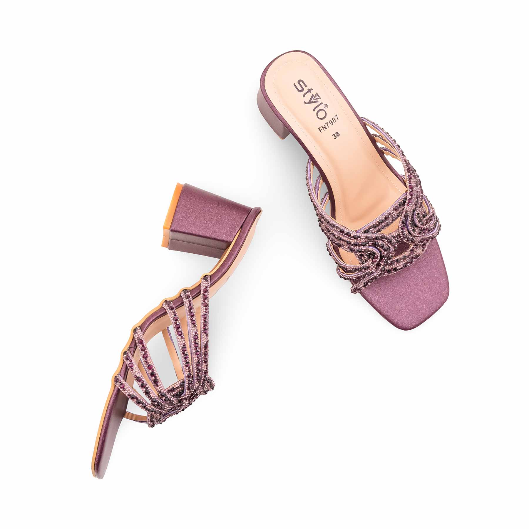 Purple Fancy Slipper For Ladies FN7987 - Image 5