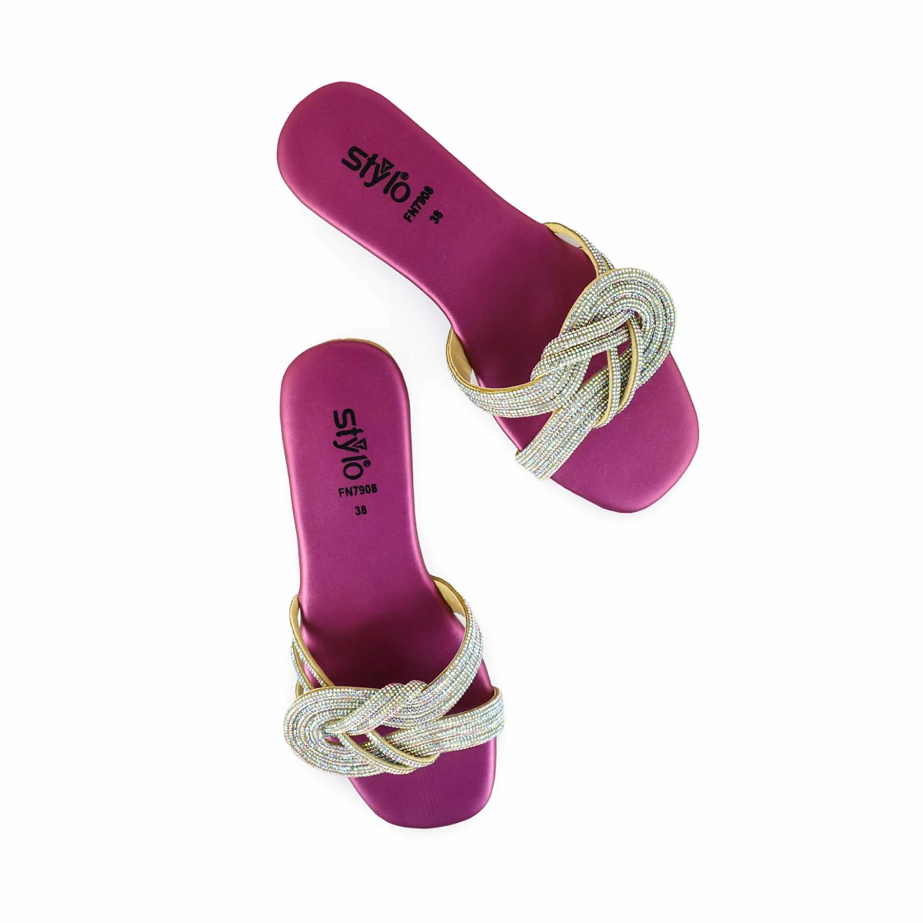 Purple Fancy Women Slipper FN7908 - Image 5