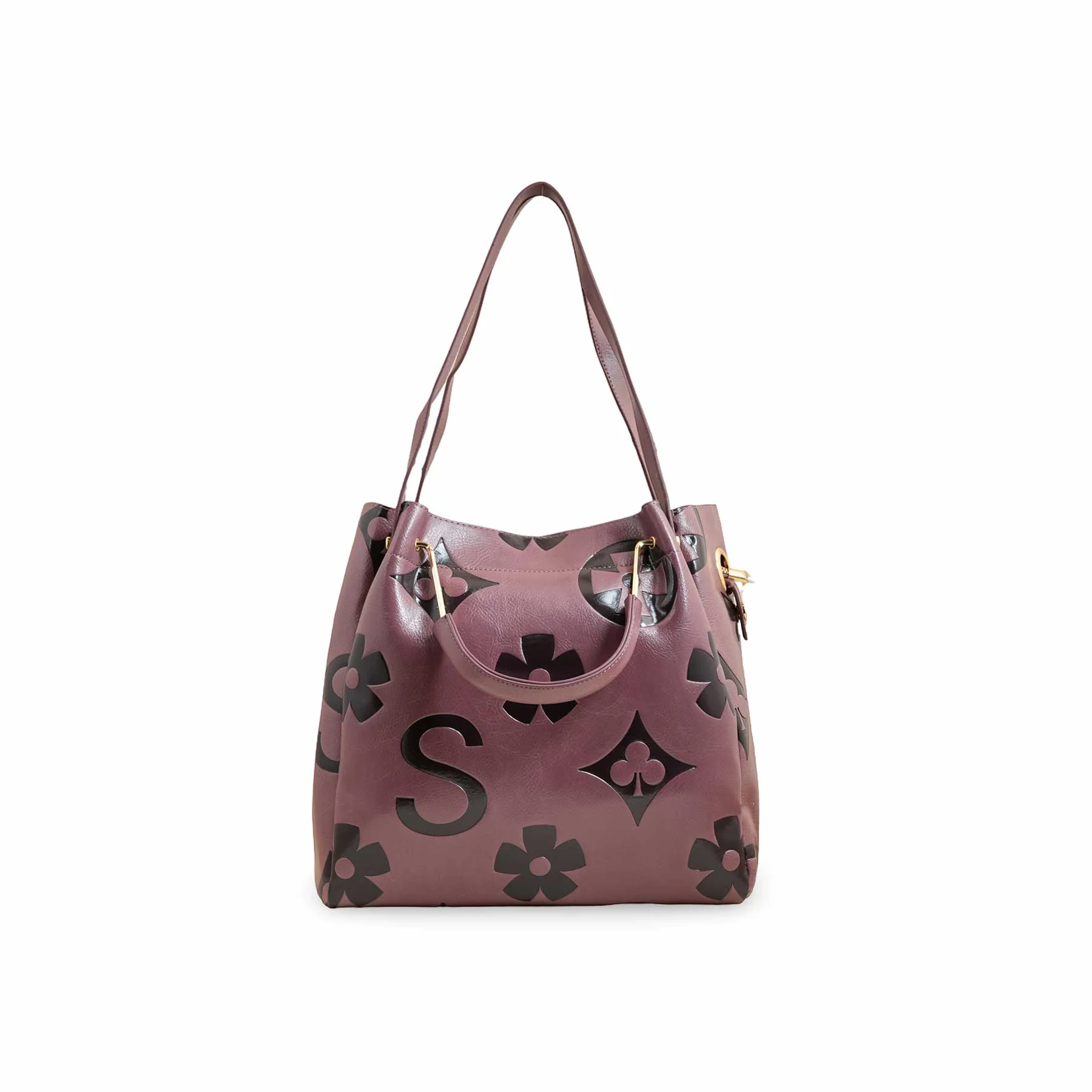 Purple Formal Hand Bag For Women P36220 - Image 4
