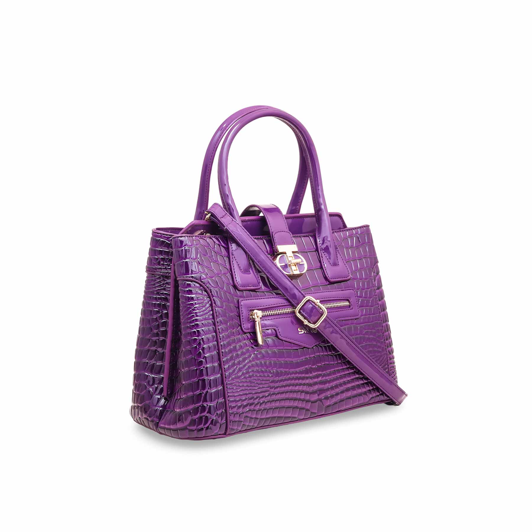 Purple Formal Hand Bag P36125 - Image 2