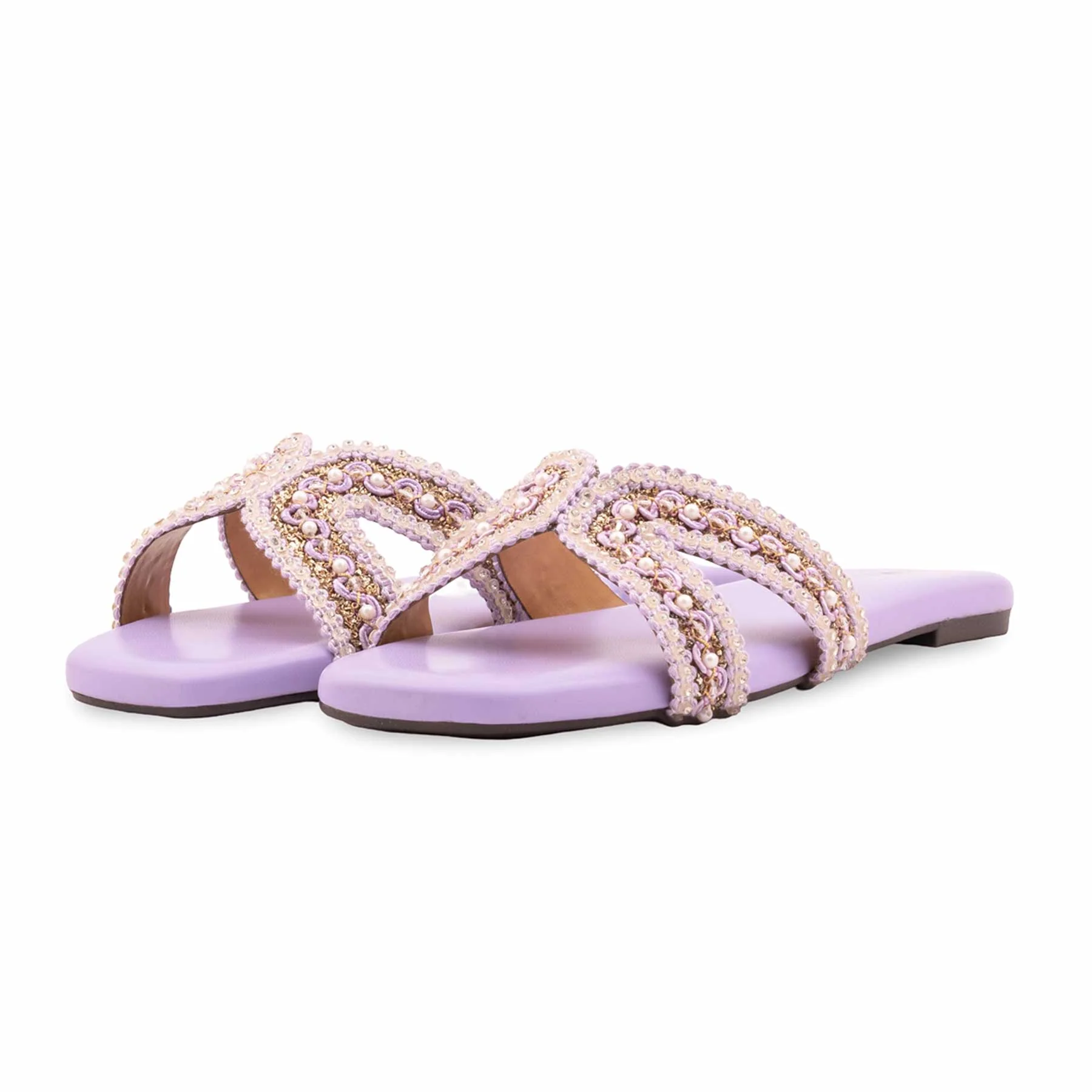 Purple Formal Slipper For Women FR8531 - Image 3