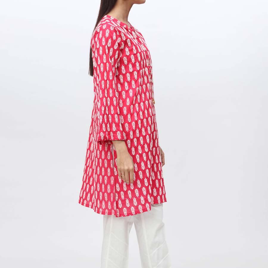 1PC- Puff Printed Cambric Shirt PS4000 - Image 2
