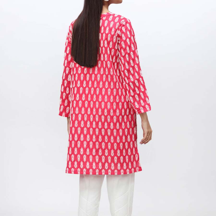 1PC- Puff Printed Cambric Shirt PS4000 - Image 3