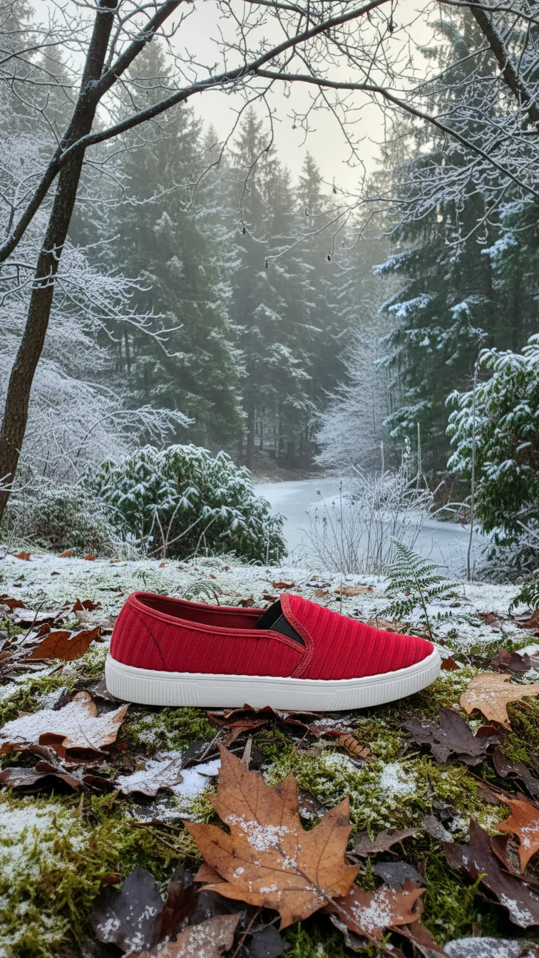Red Casual Sneaker WN6204 - Image 5