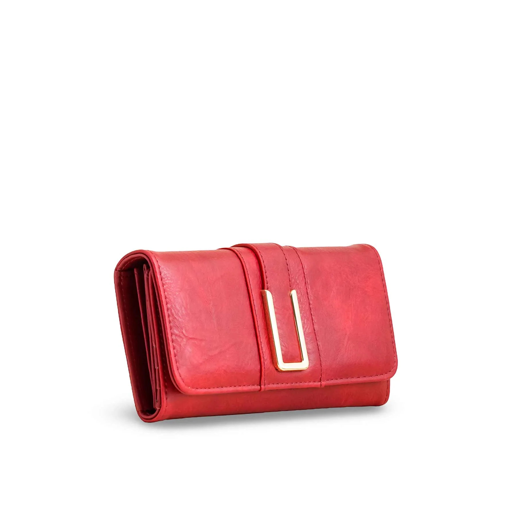 Red Casual Wallet For Women P70960 - Image 3
