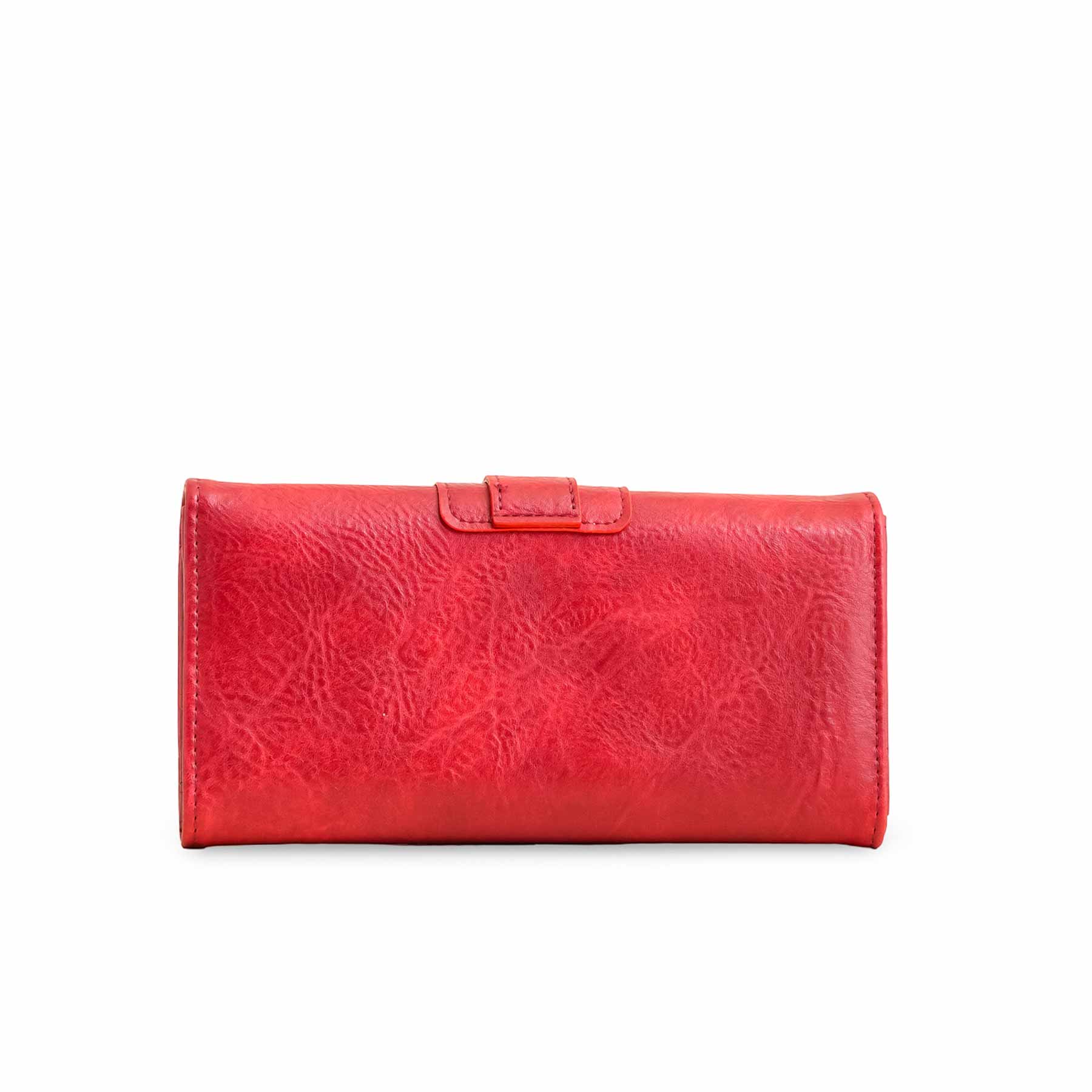 Red Casual Wallet For Women P70960 - Image 4
