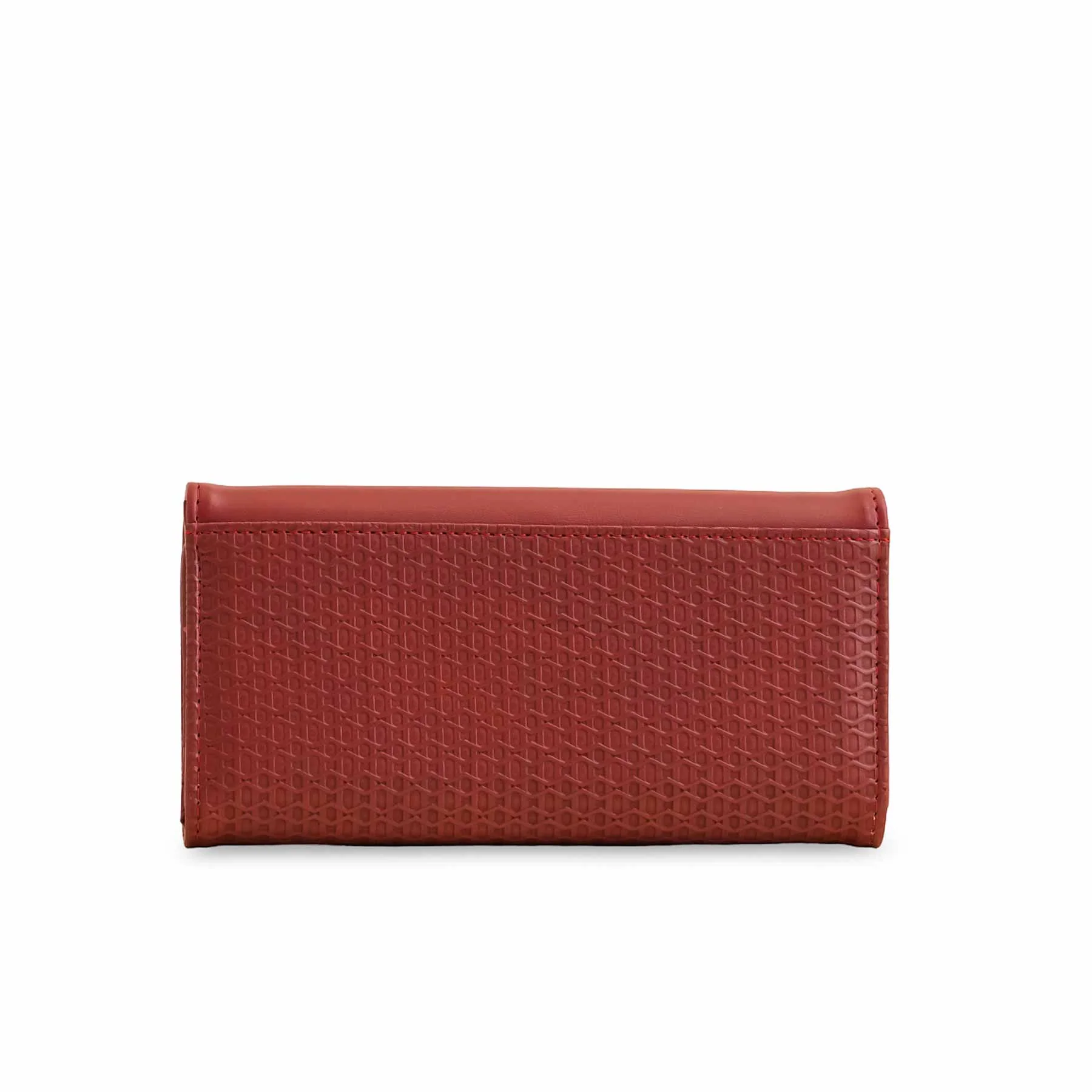 Red Casual Wallet For Women P70981 - Image 4
