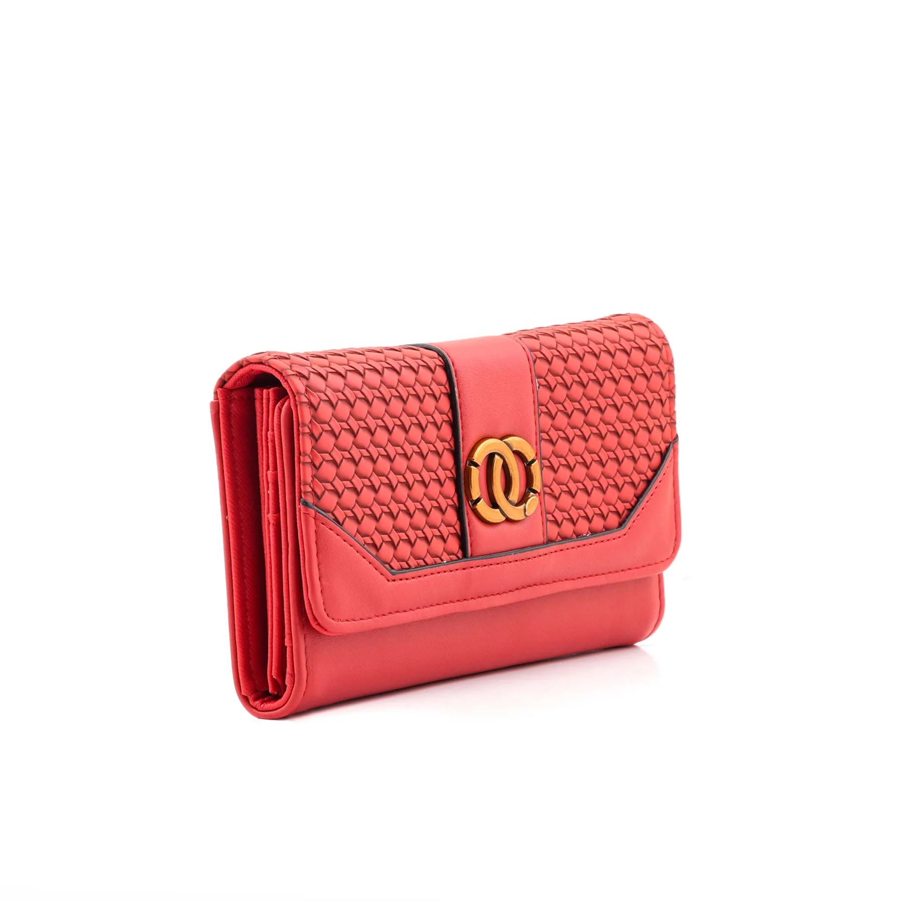 Red Casual Wallet For Women P71129 - Image 3
