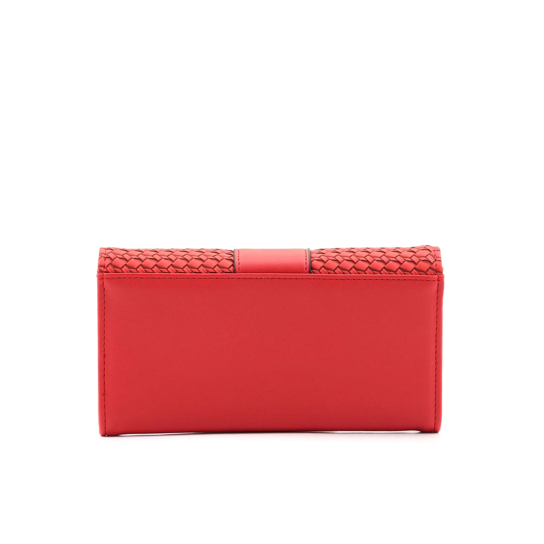 Red Casual Wallet For Women P71129 - Image 4