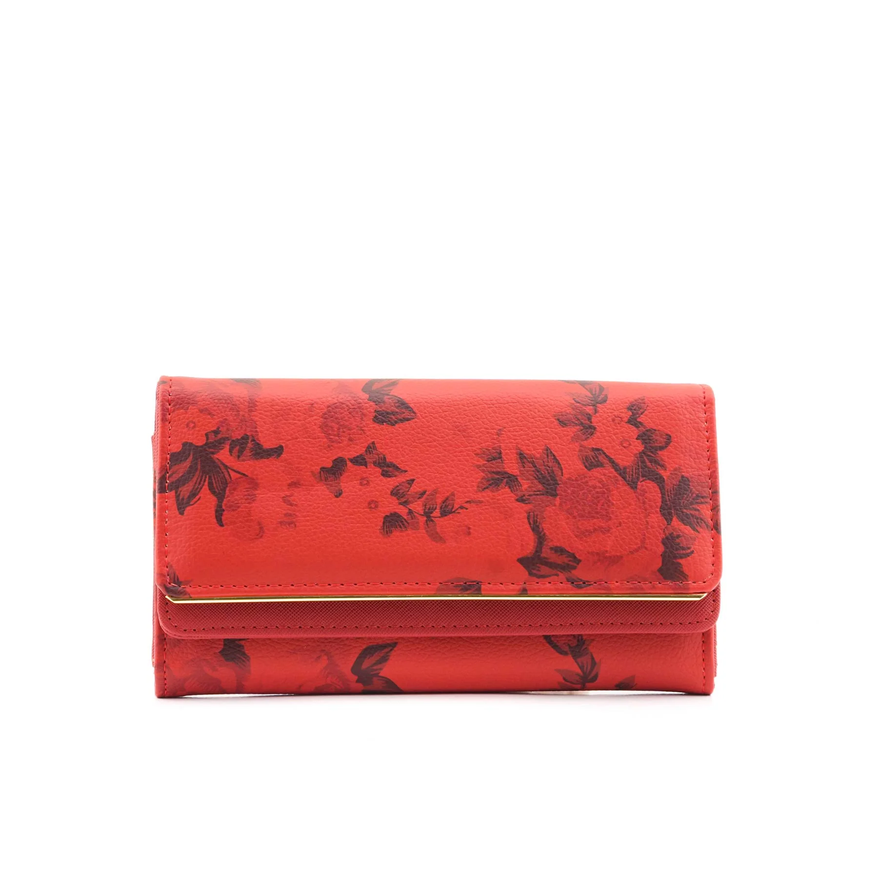Red Casual Wallet For Women P71140 - Image 2