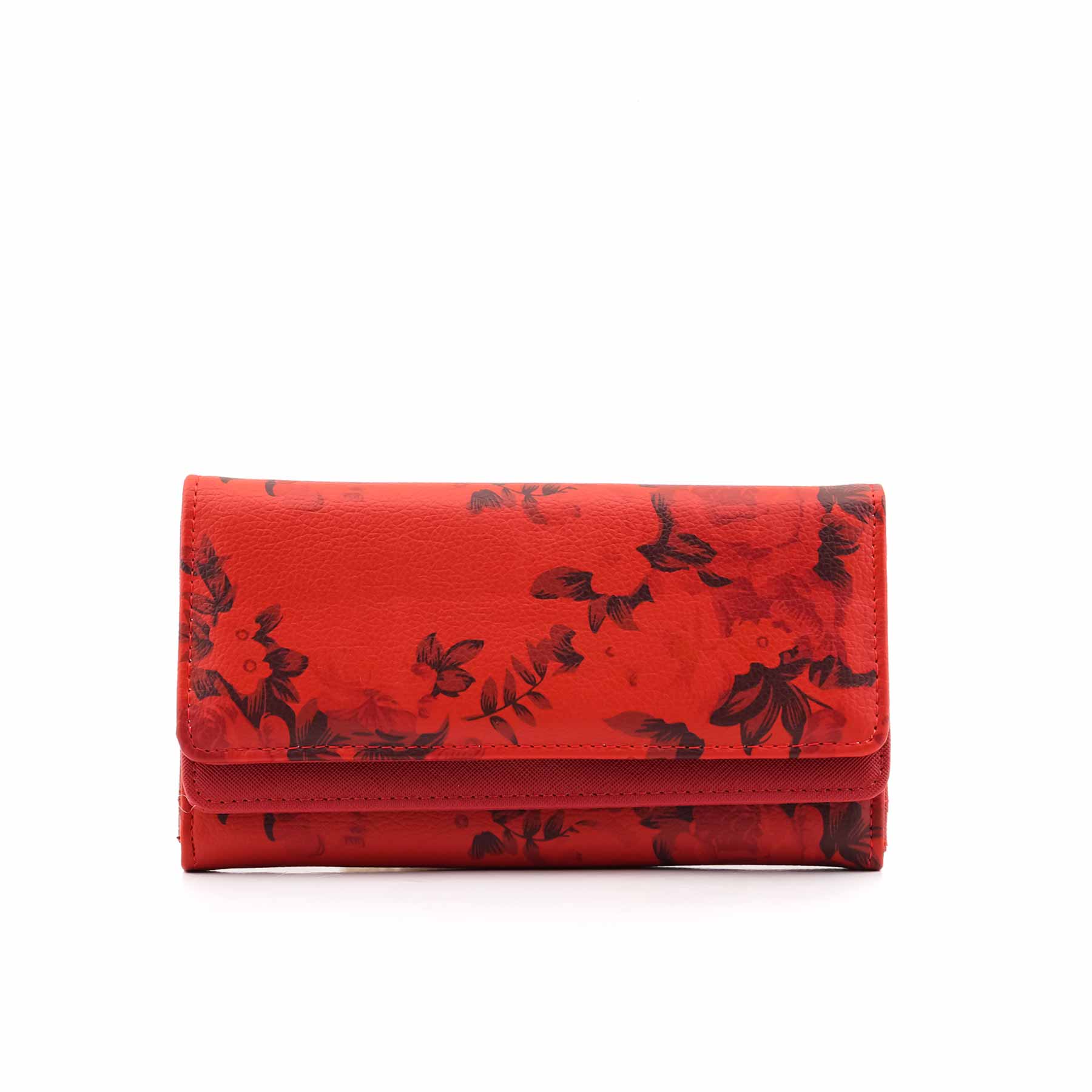 Red Casual Wallet For Women P71141 - Image 2