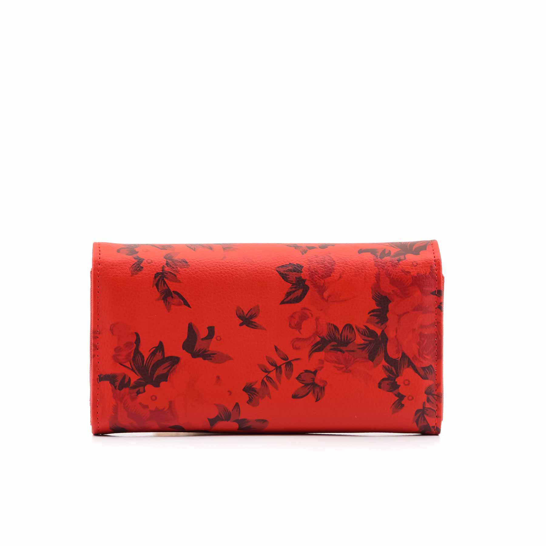Red Casual Wallet For Women P71141 - Image 4