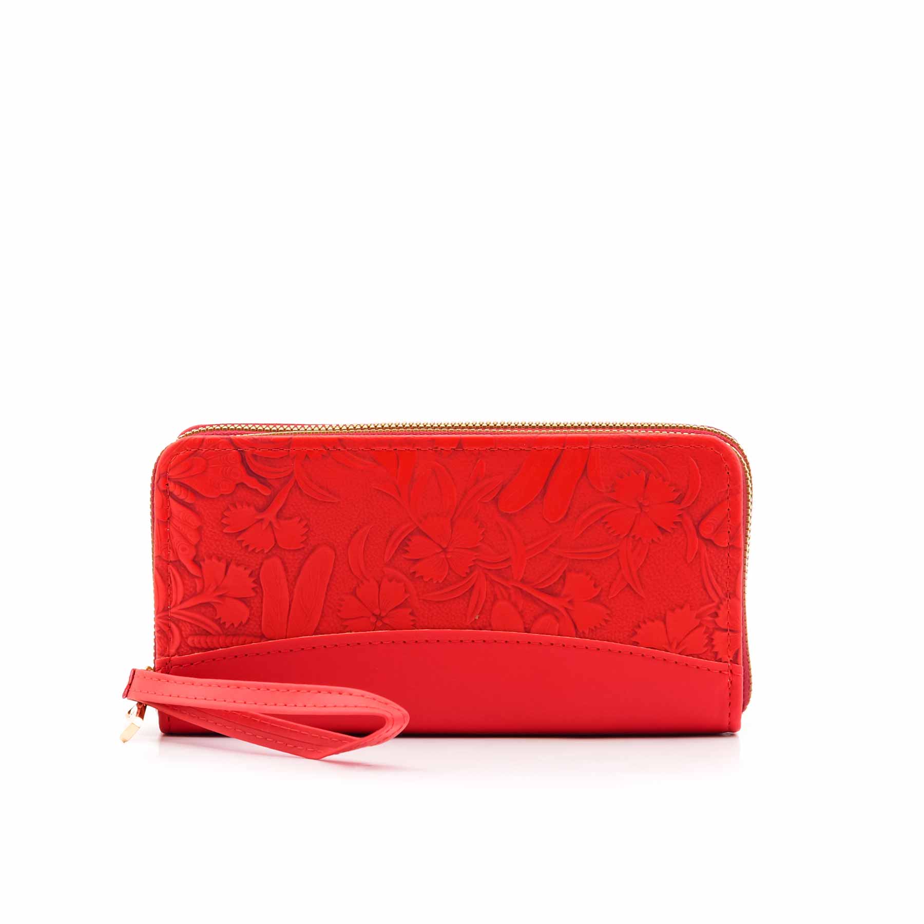 Red Casual Wallet For Women P71143 - Image 2