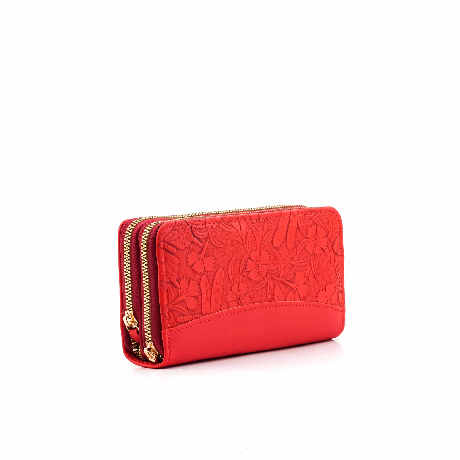 Red Casual Wallet For Women P71143 - Image 3