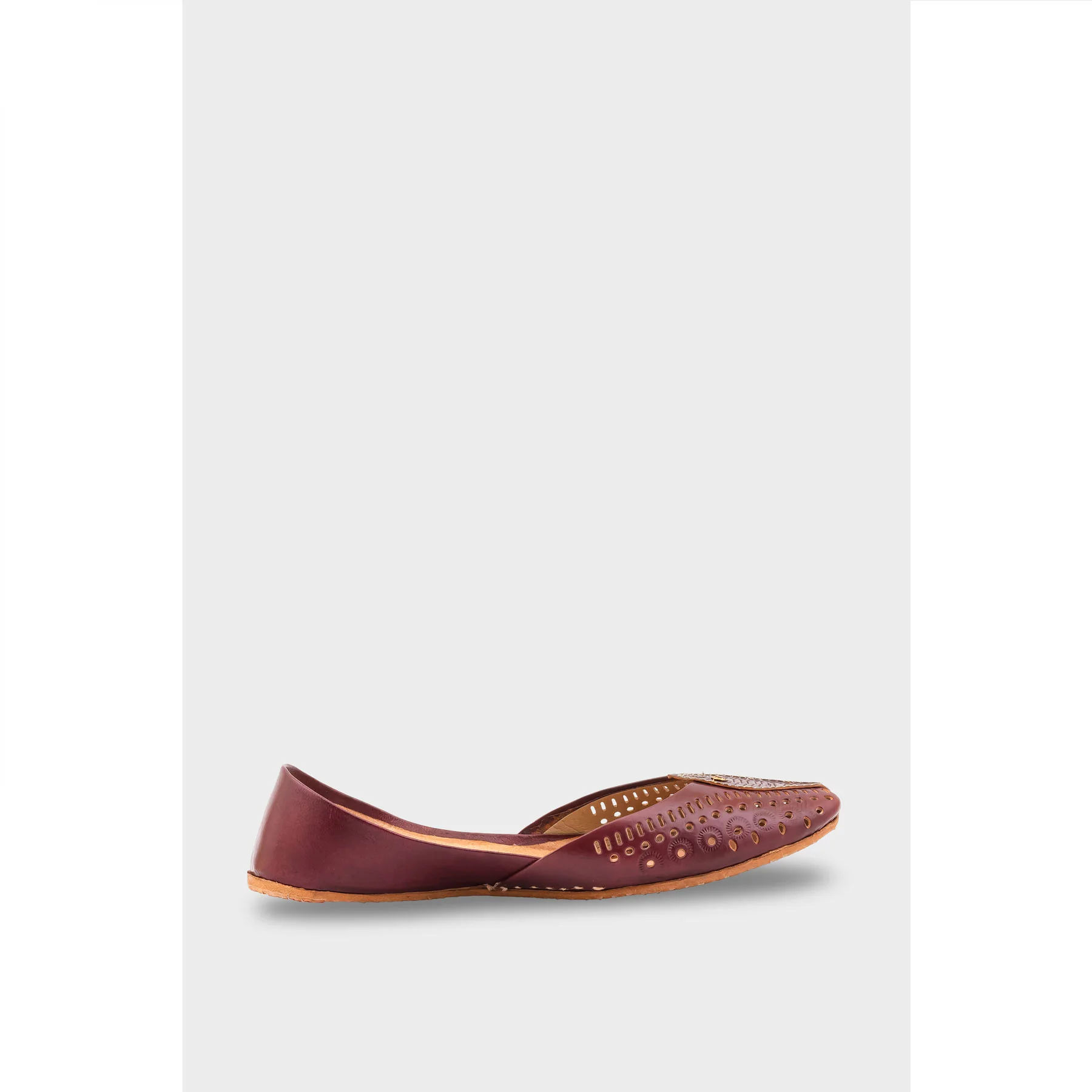Red Leather Khussa EC8666 - Image 2