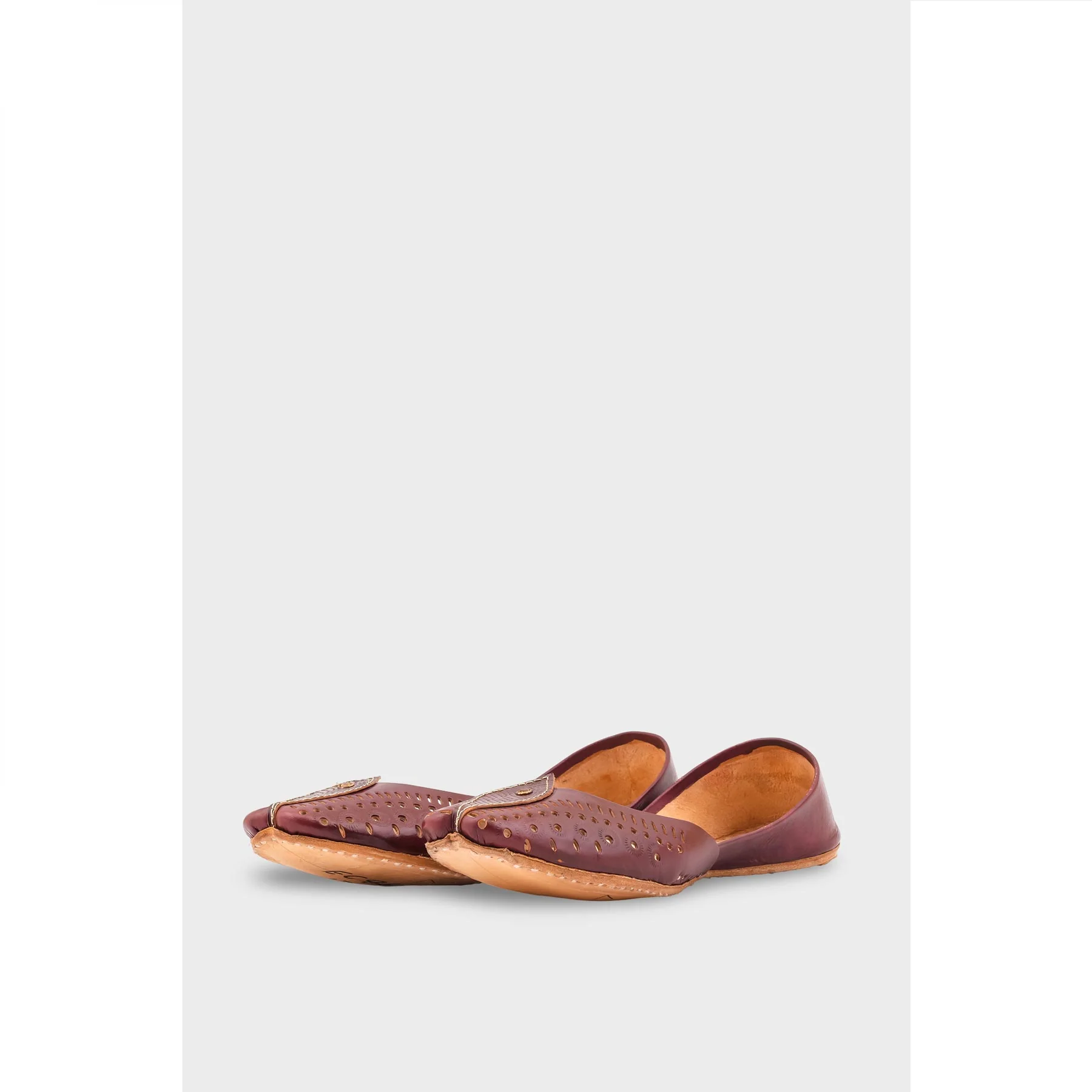Red Leather Khussa EC8666 - Image 3