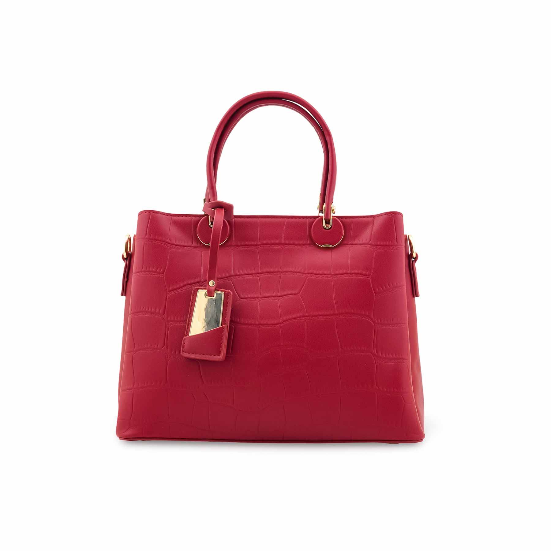 Red Formal Hand Bag For Women P36447 - Image 2