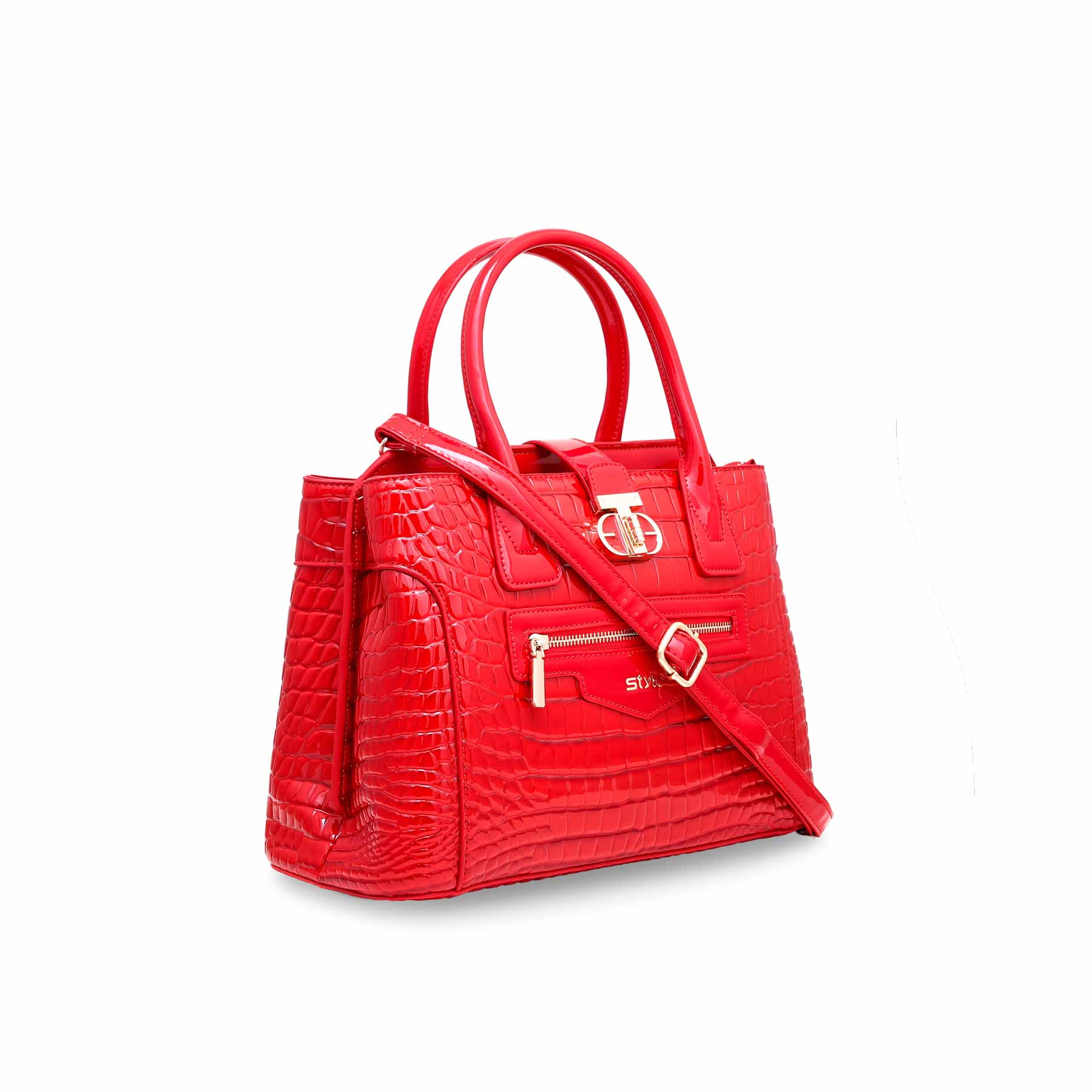 Red Formal Hand Bag P36125 - Image 2