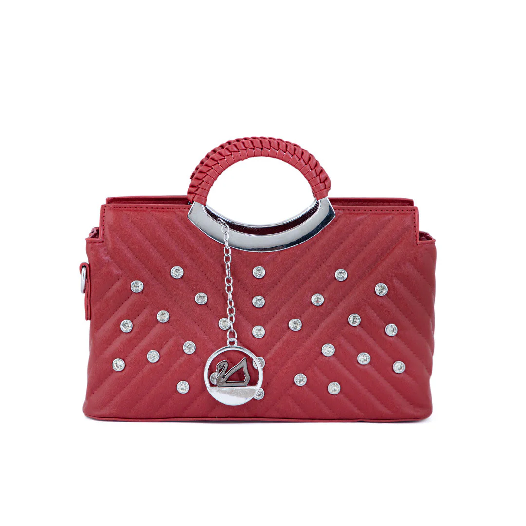 Red Formal Hand Bag P36161 - Image 2