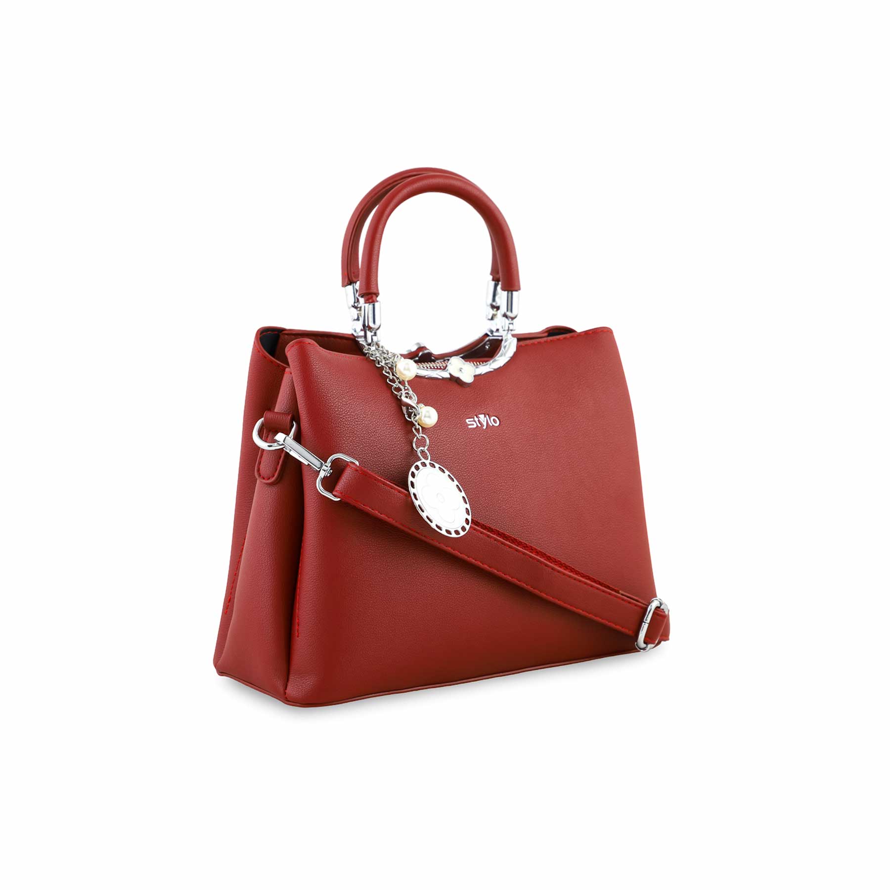 Red Formal Hand Bag P36257 - Image 3
