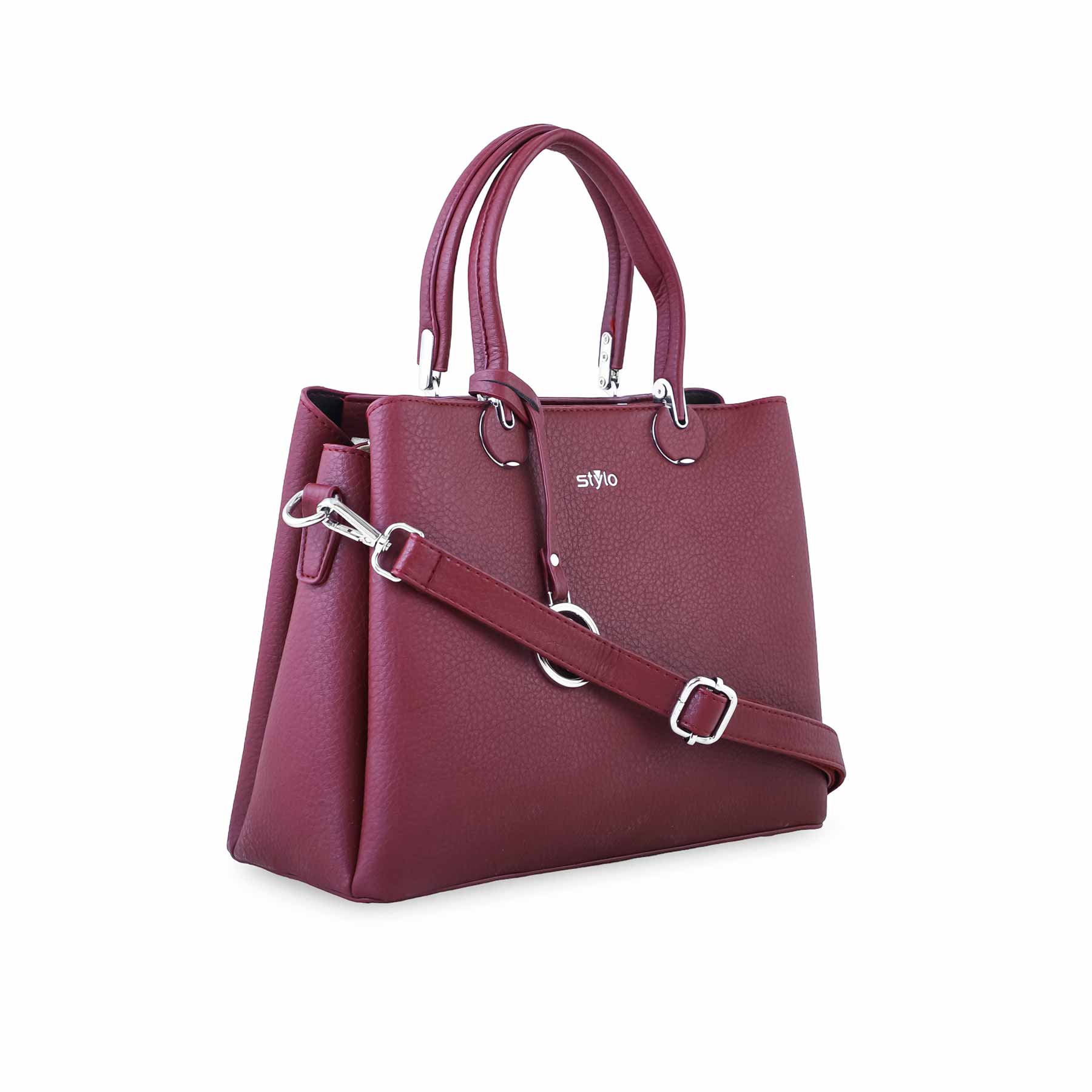 Red Formal Hand Bag P36262 - Image 3