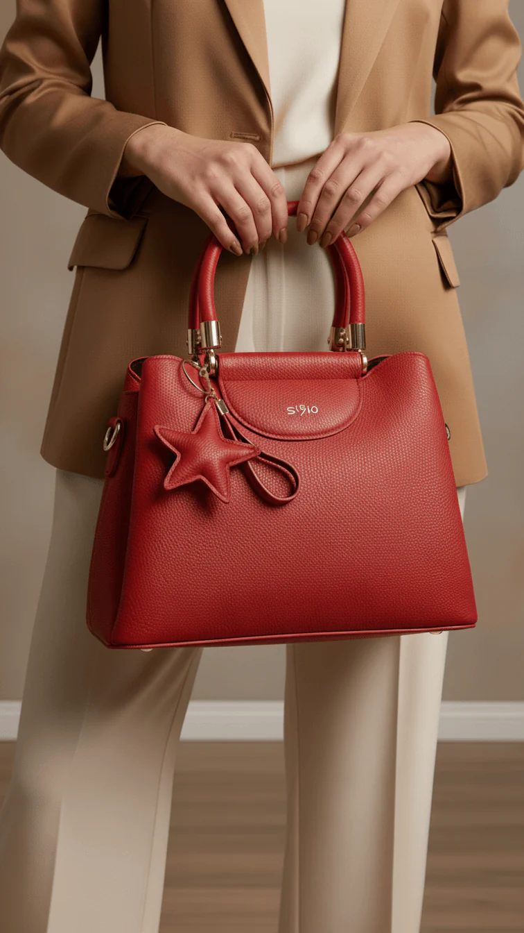 Red Formal Hand Bag P36272