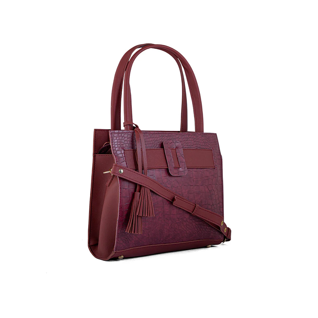Red Formal Hand Bag P56084 - Image 2