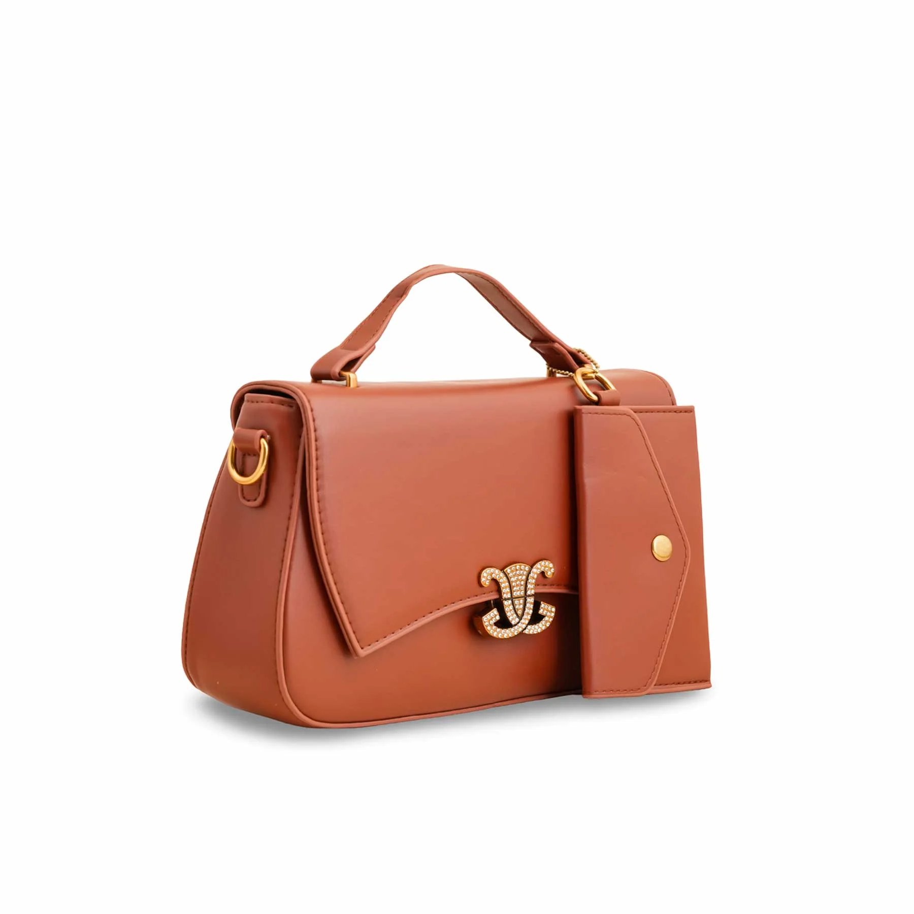 Red Formal Shoulder Bag For Ladies P36140 - Image 3