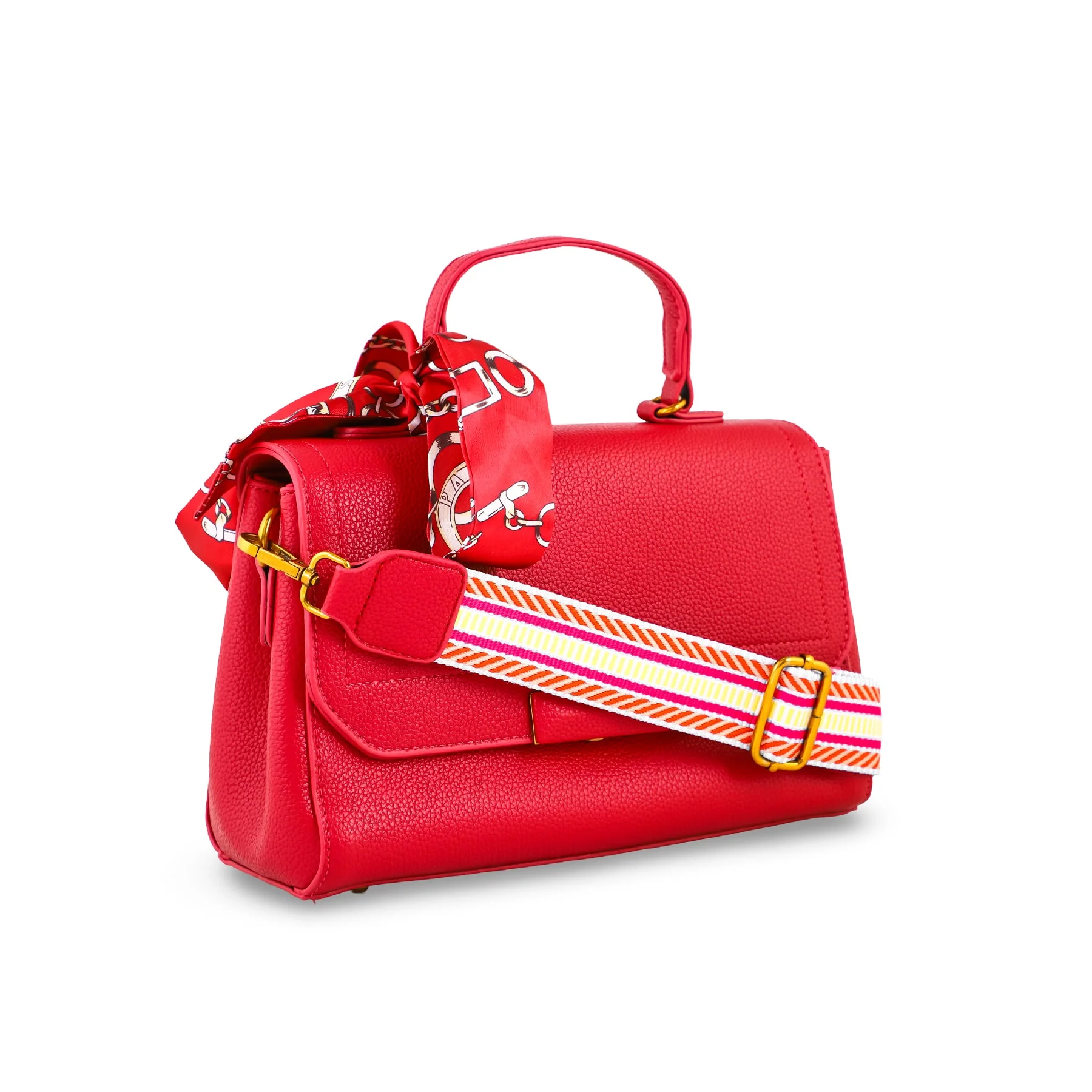 Red Formal Shoulder Bag For Ladies P36300 - Image 3