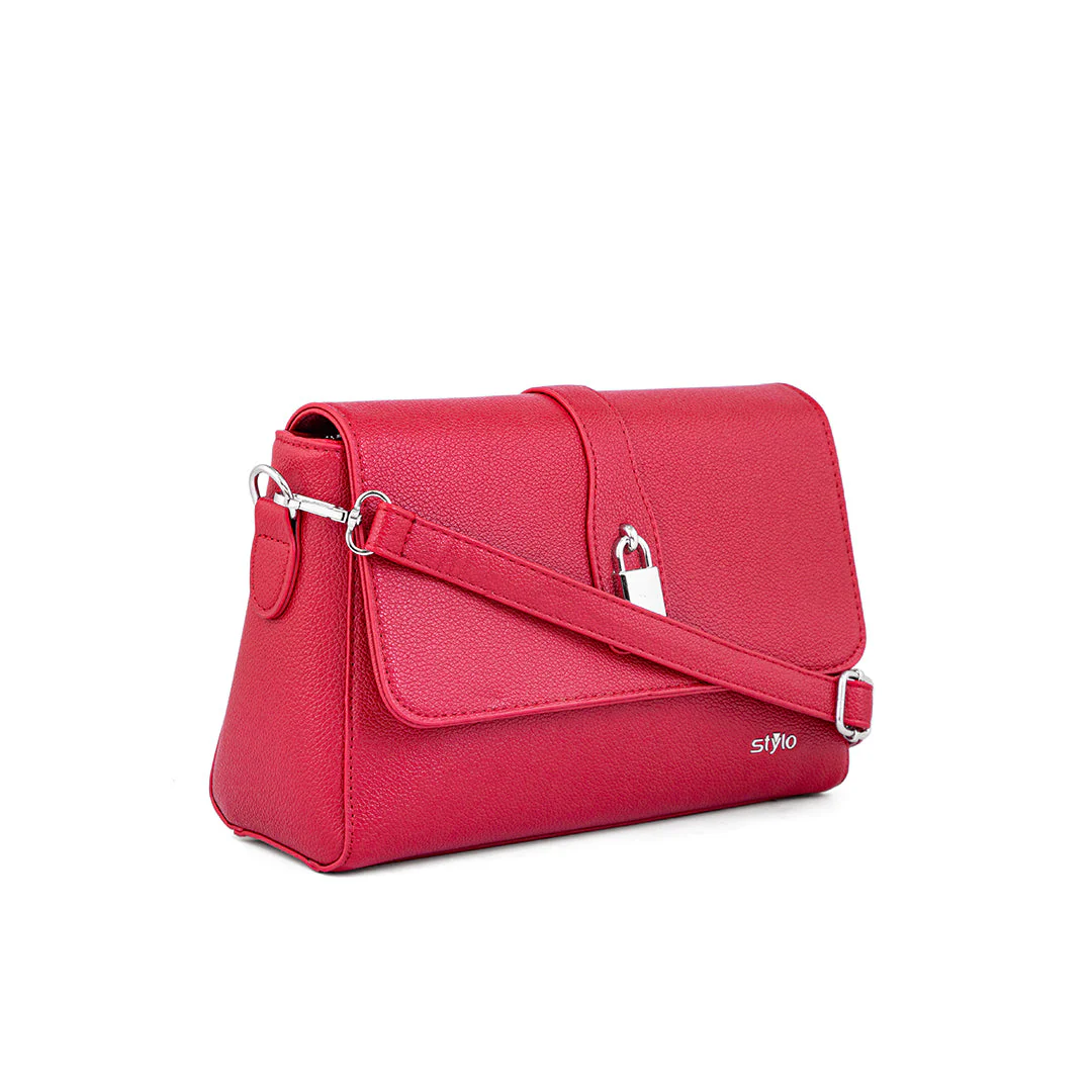 Red Formal Shoulder Bag P36243 - Image 2