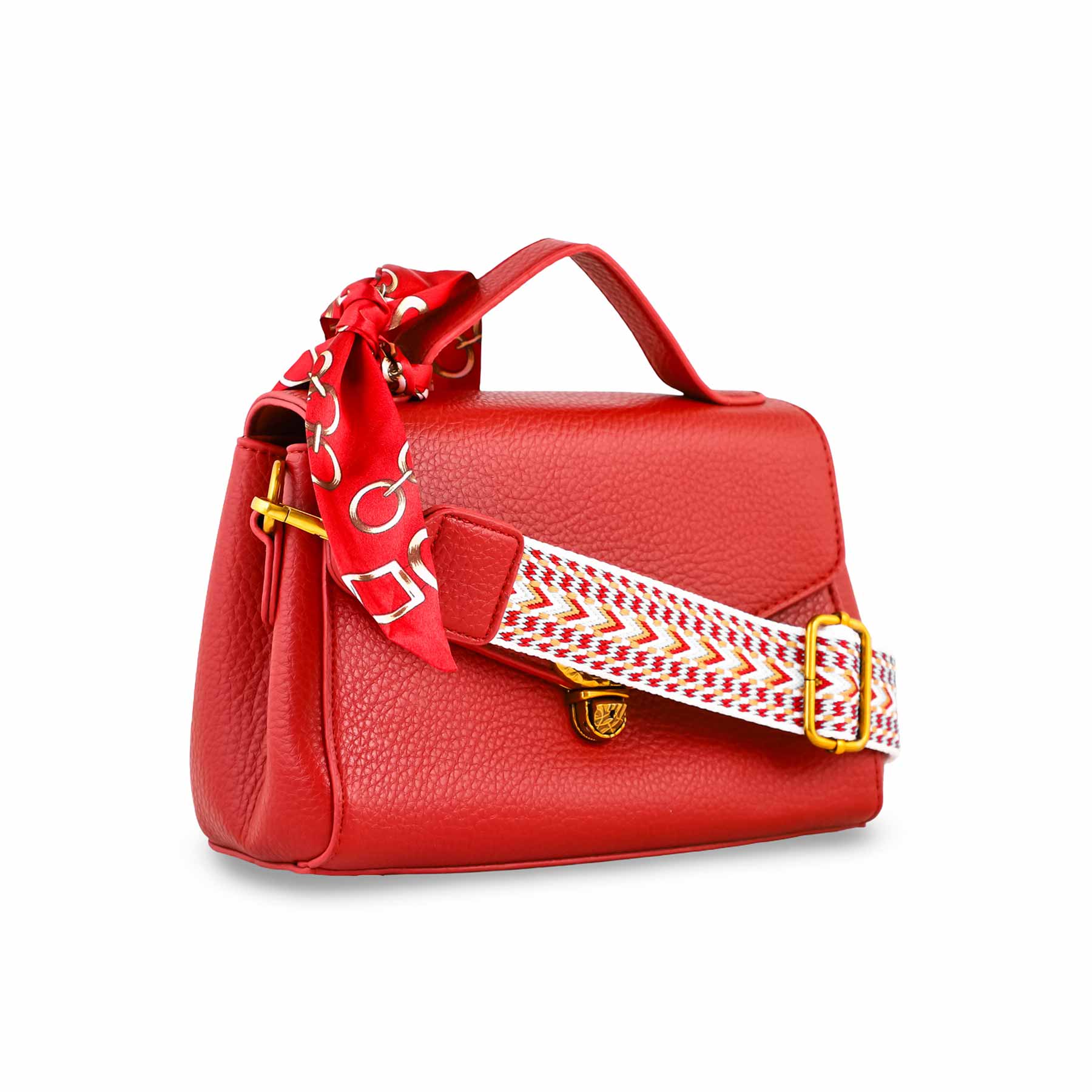 Red Formal Shoulder Bag P36298 - Image 3