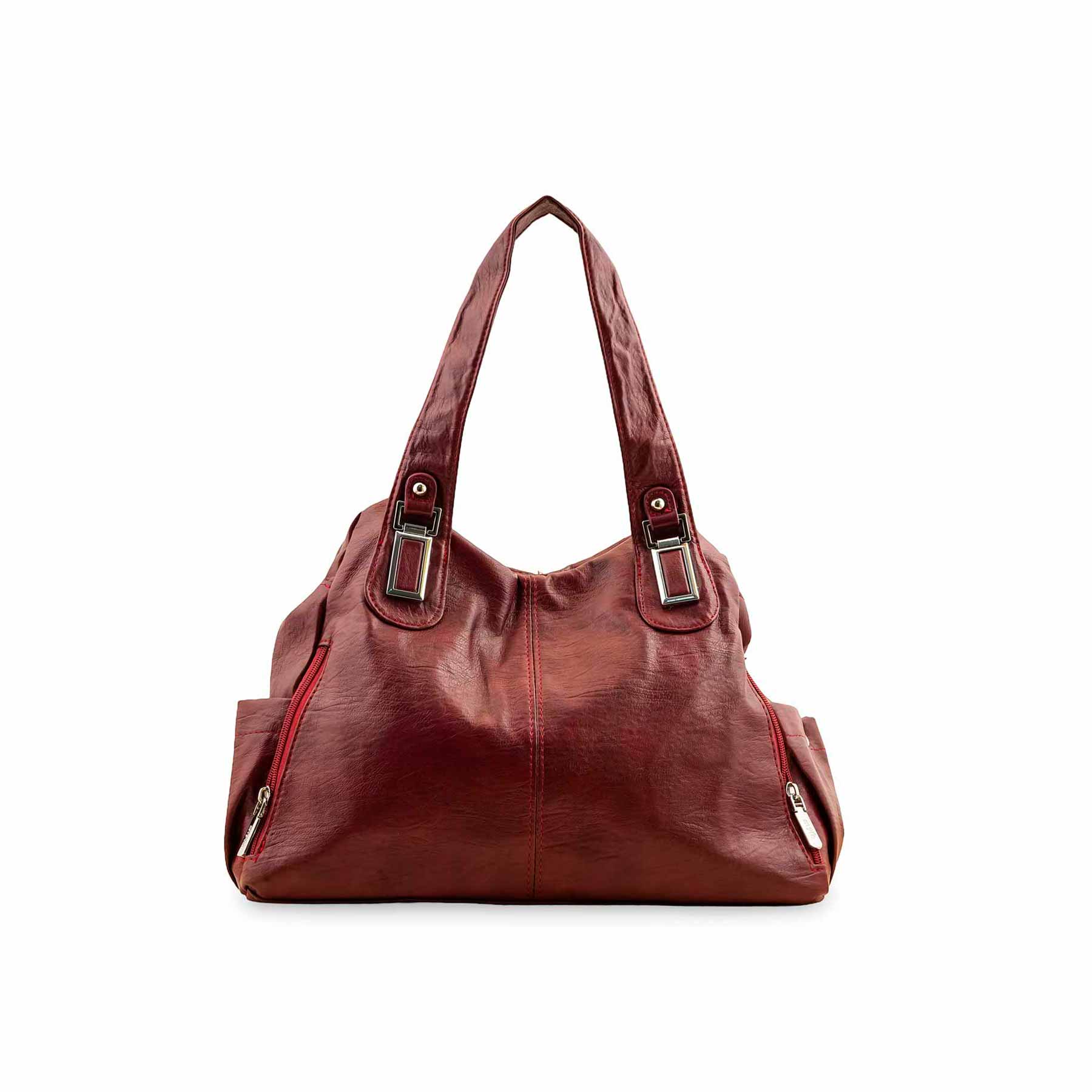 Red Formal Shoulder Bag P36353 - Image 4