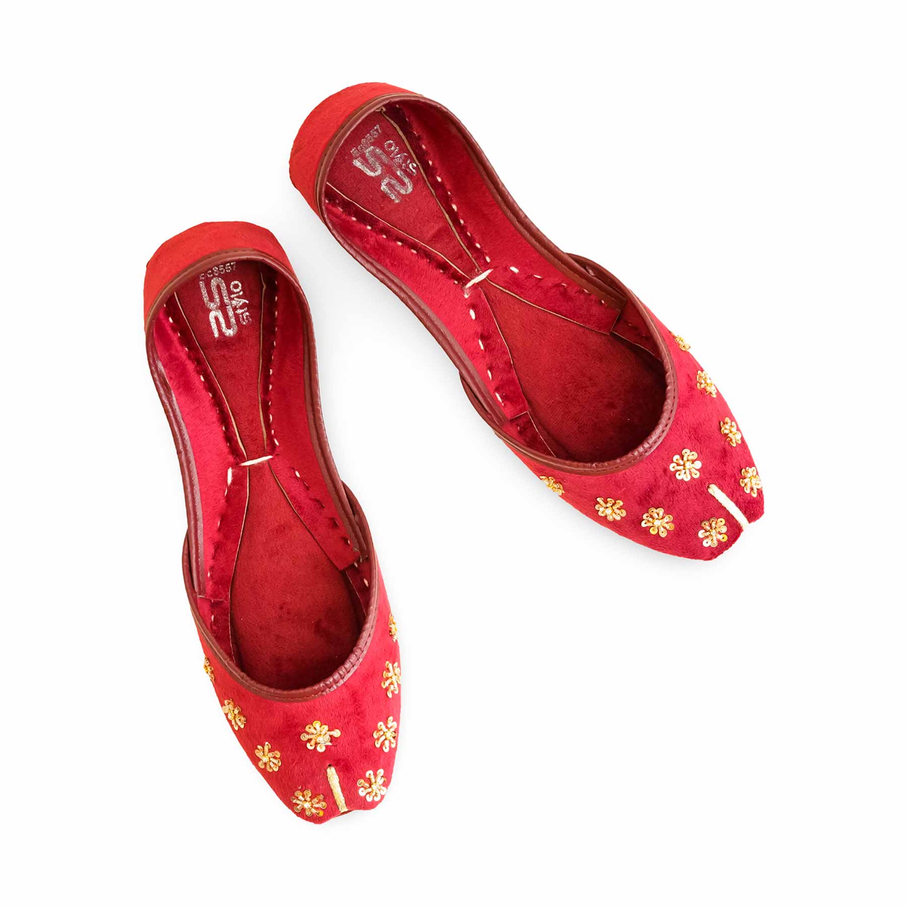 Red Formal Women Khussa EC8557 - Image 5