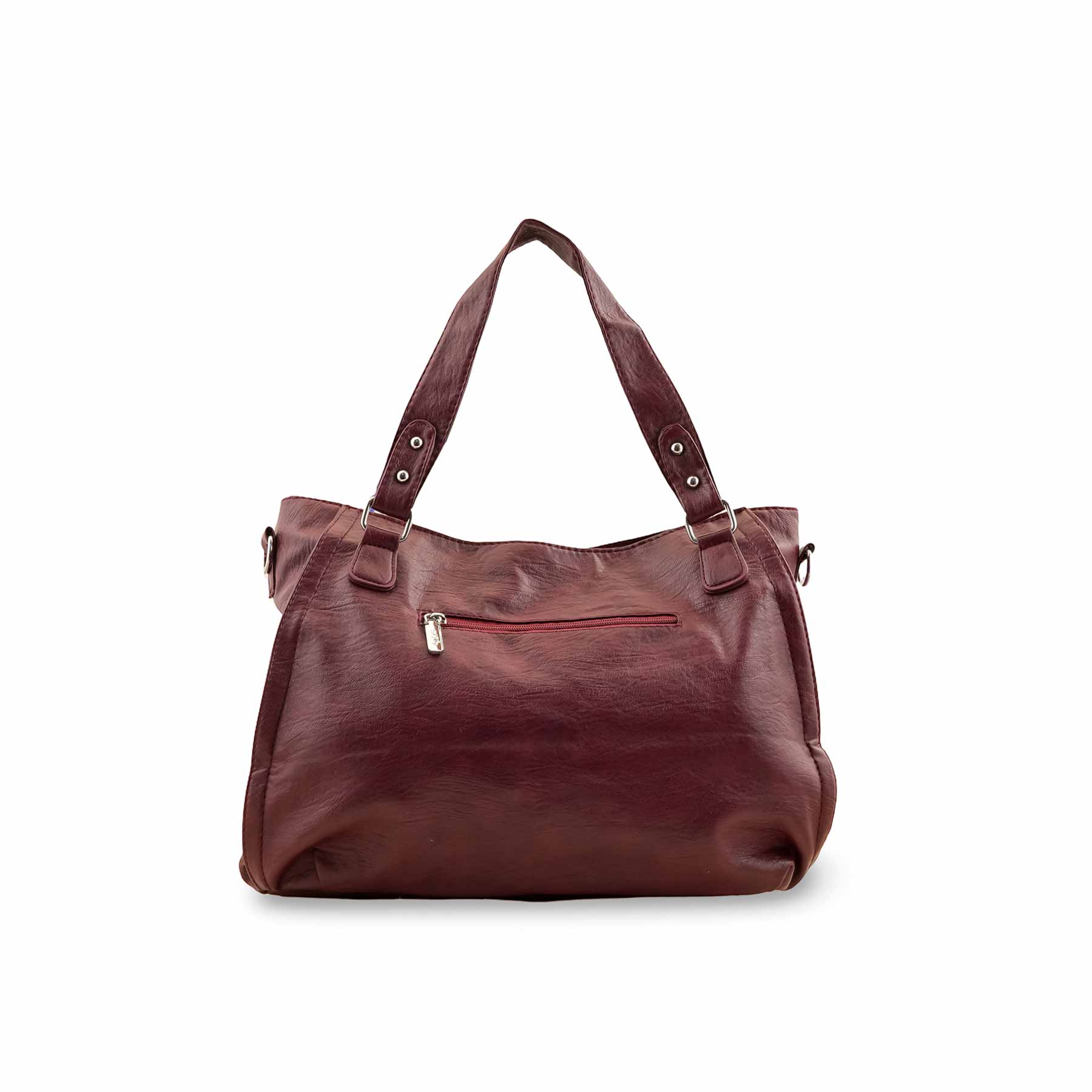 Red Ladies Formal Shoulder Bag  P36348 - Image 3