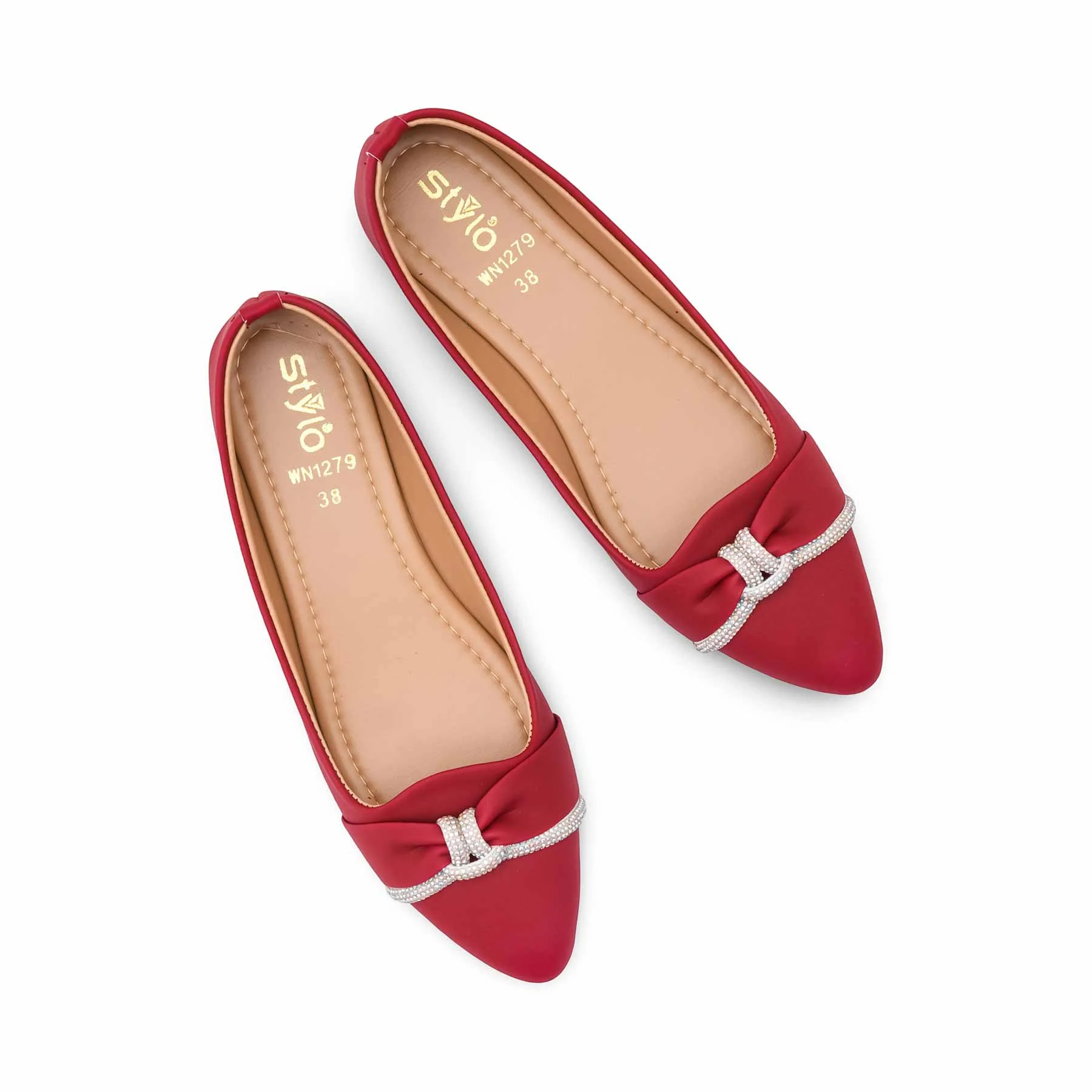Red Pumps For Women WN1279 - Image 6