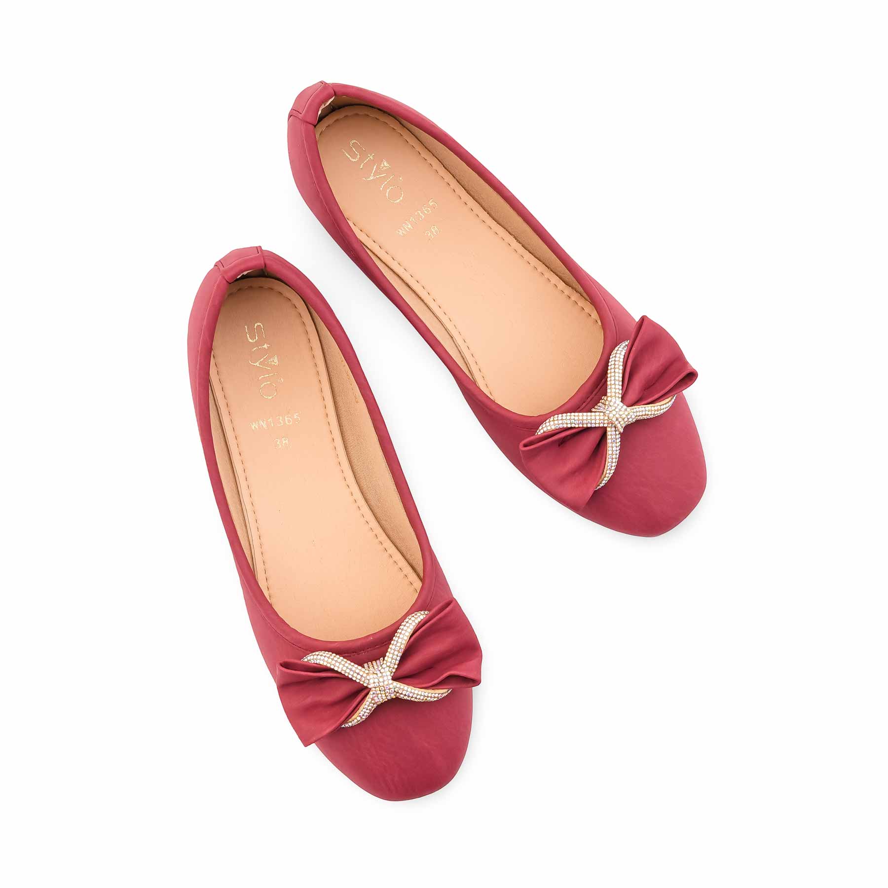 Red Pumps For Women WN1365 - Image 5
