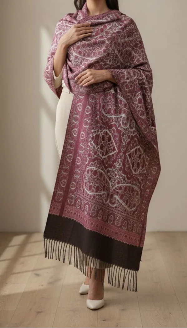 Red Winter Stole PN5195 - Image 2