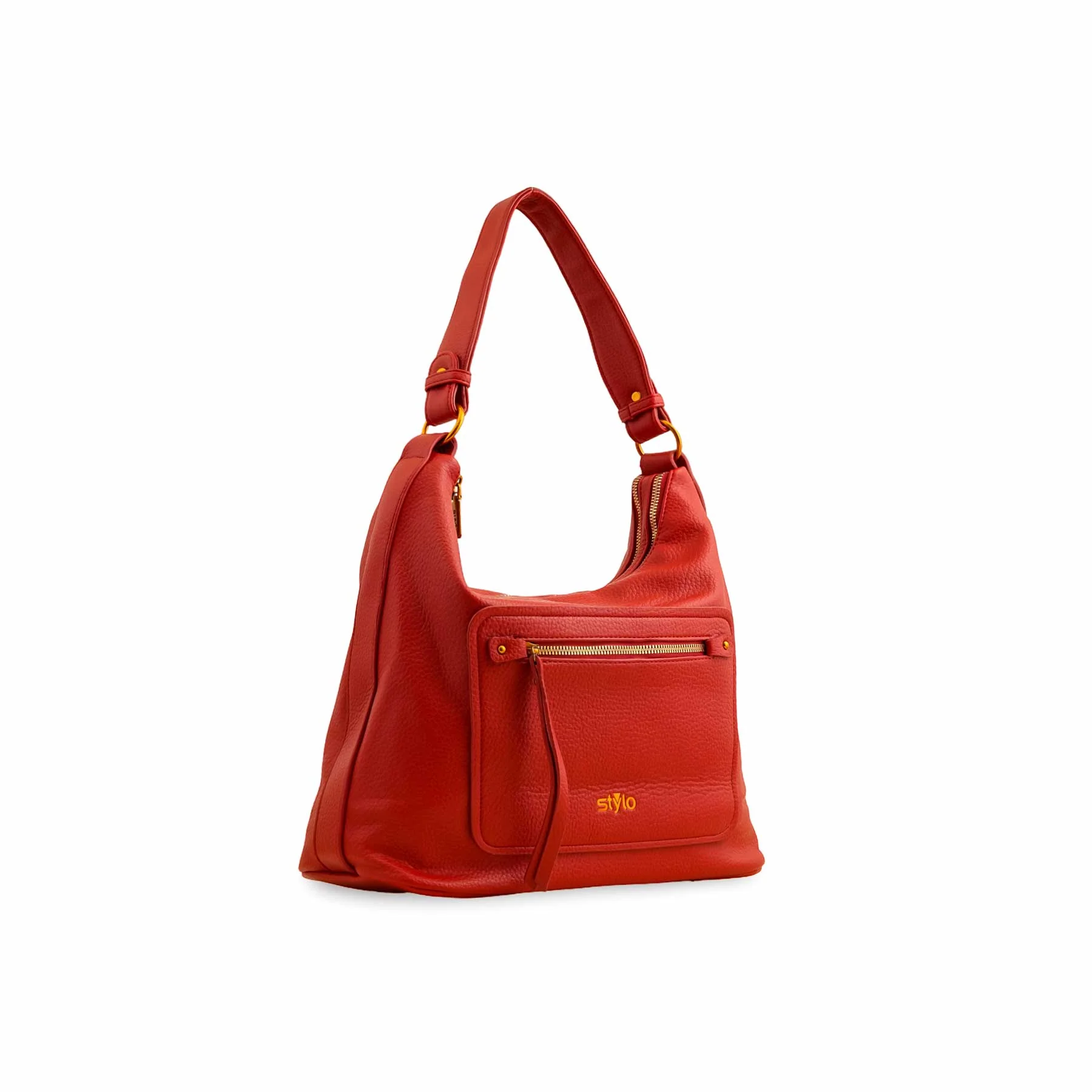 Red Women Formal Shoulder Bag P36361 - Image 3