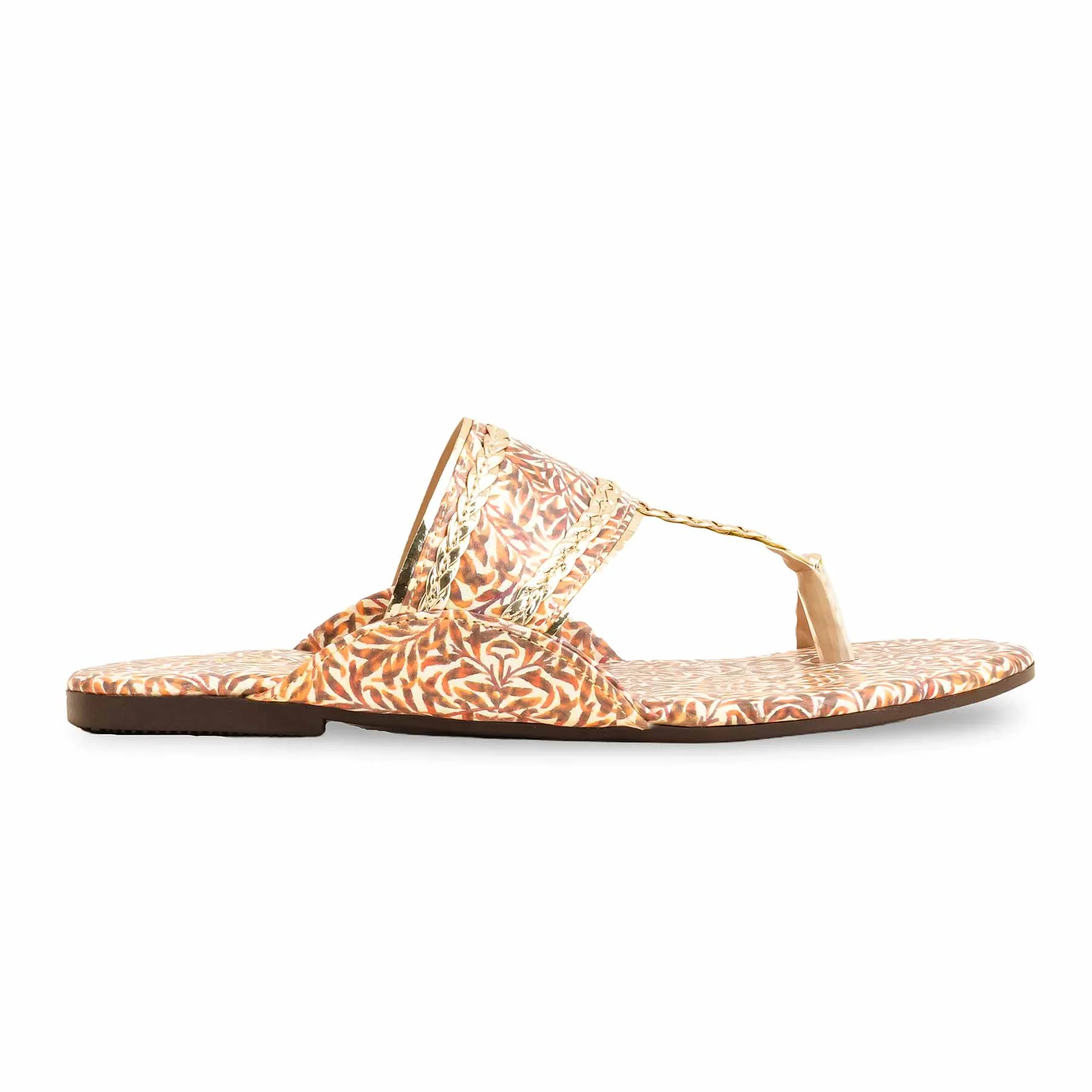 Rust Casual Chappal For Ladies CL1928 - Image 2