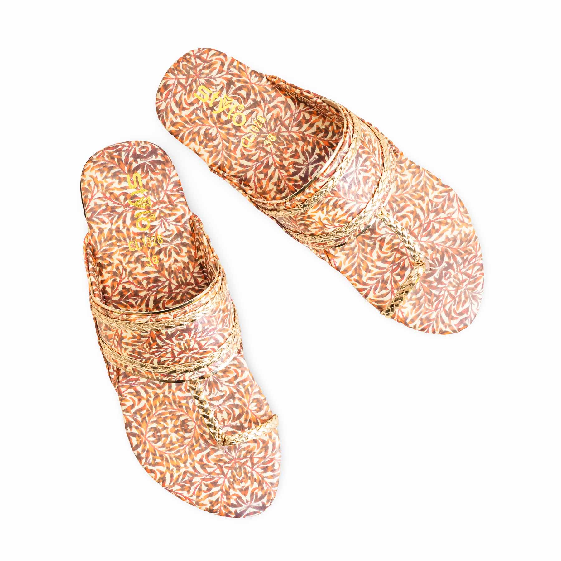 Rust Casual Chappal For Ladies CL1928 - Image 5
