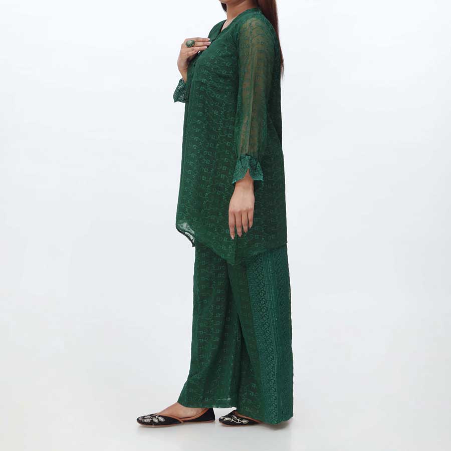 2PC- Embroidered Chiffon Suit PS4237 - Image 2