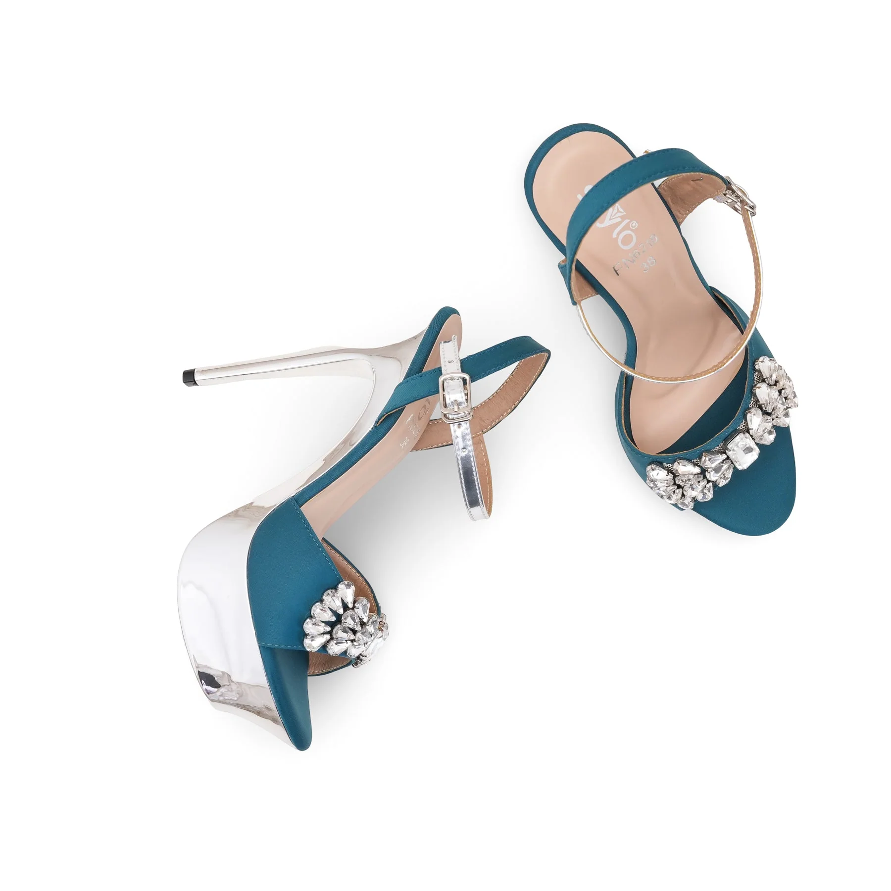 Seagreen Fancy Bridal Sandal FN6218 - Image 5