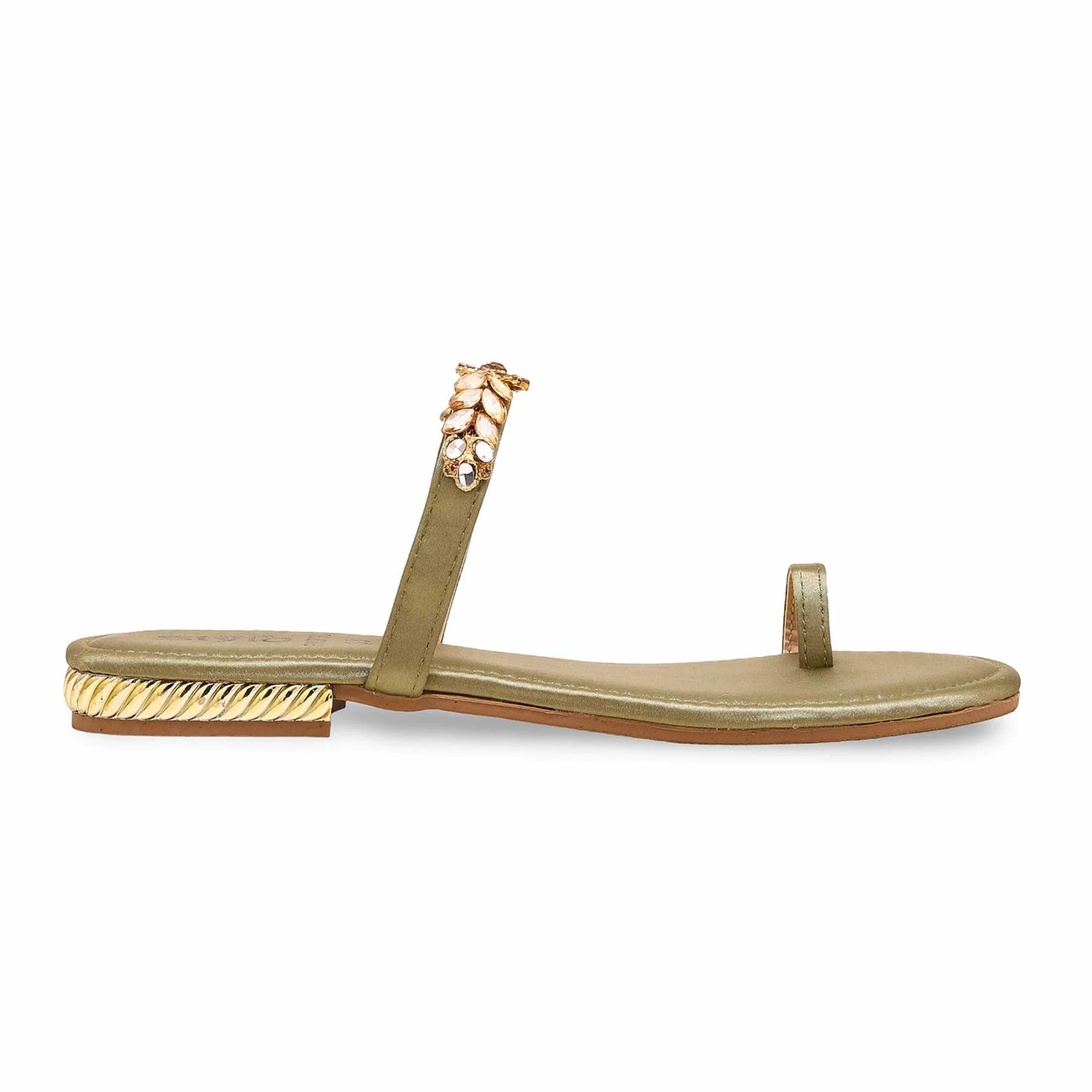 Seagreen Fancy Chappal FN0756 - Image 2