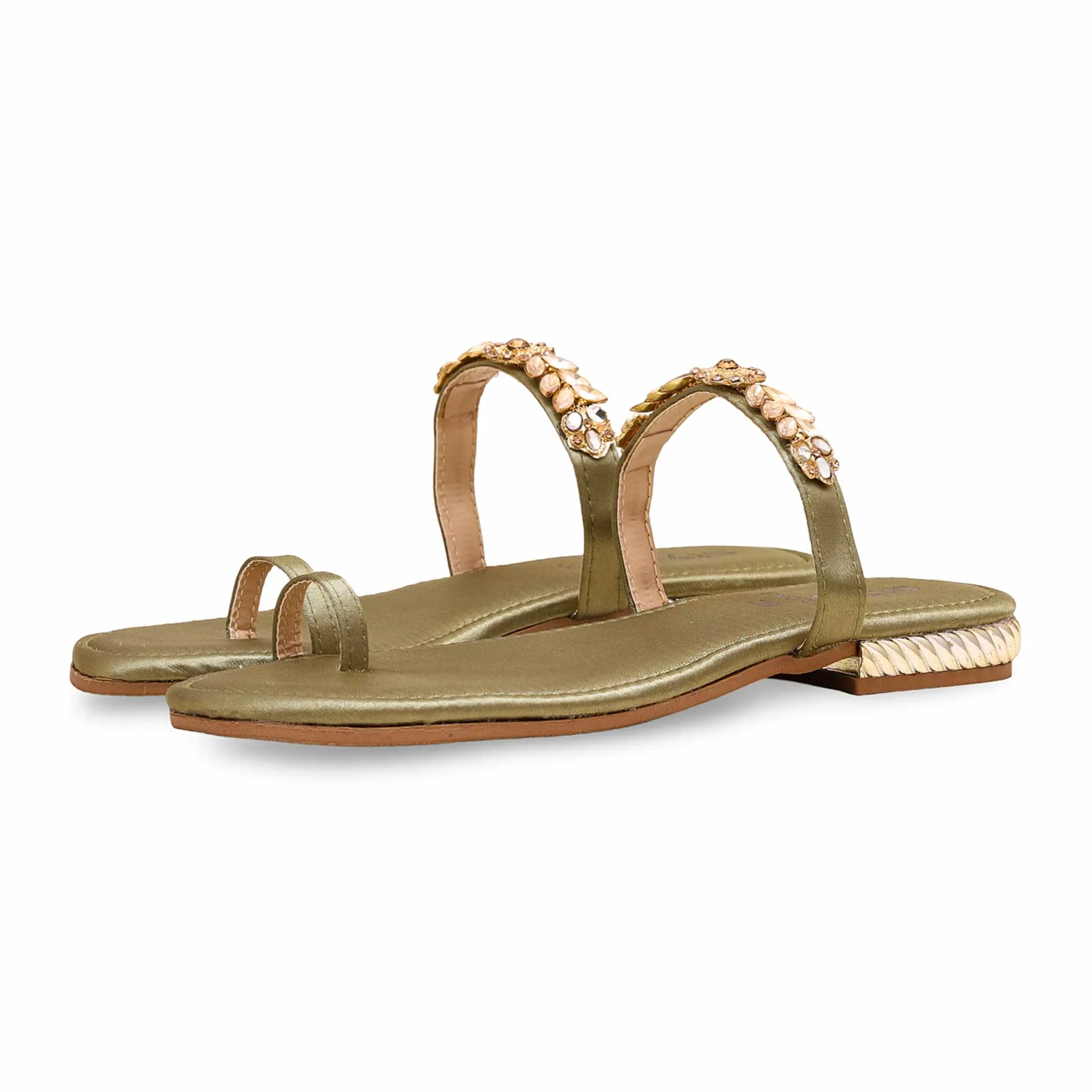 Seagreen Fancy Chappal FN0756 - Image 3