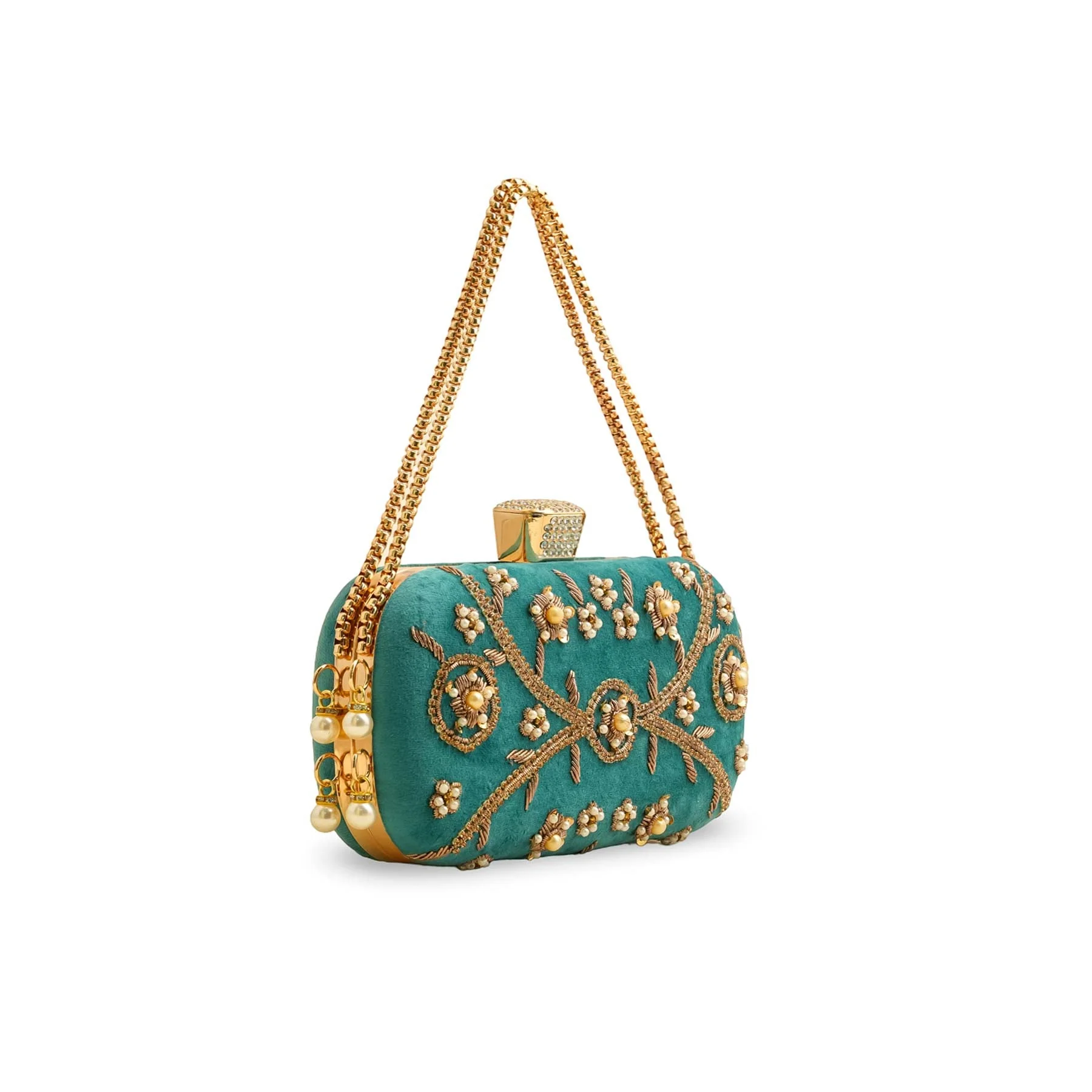 Seagreen Fancy Clutch P15405 - Image 3