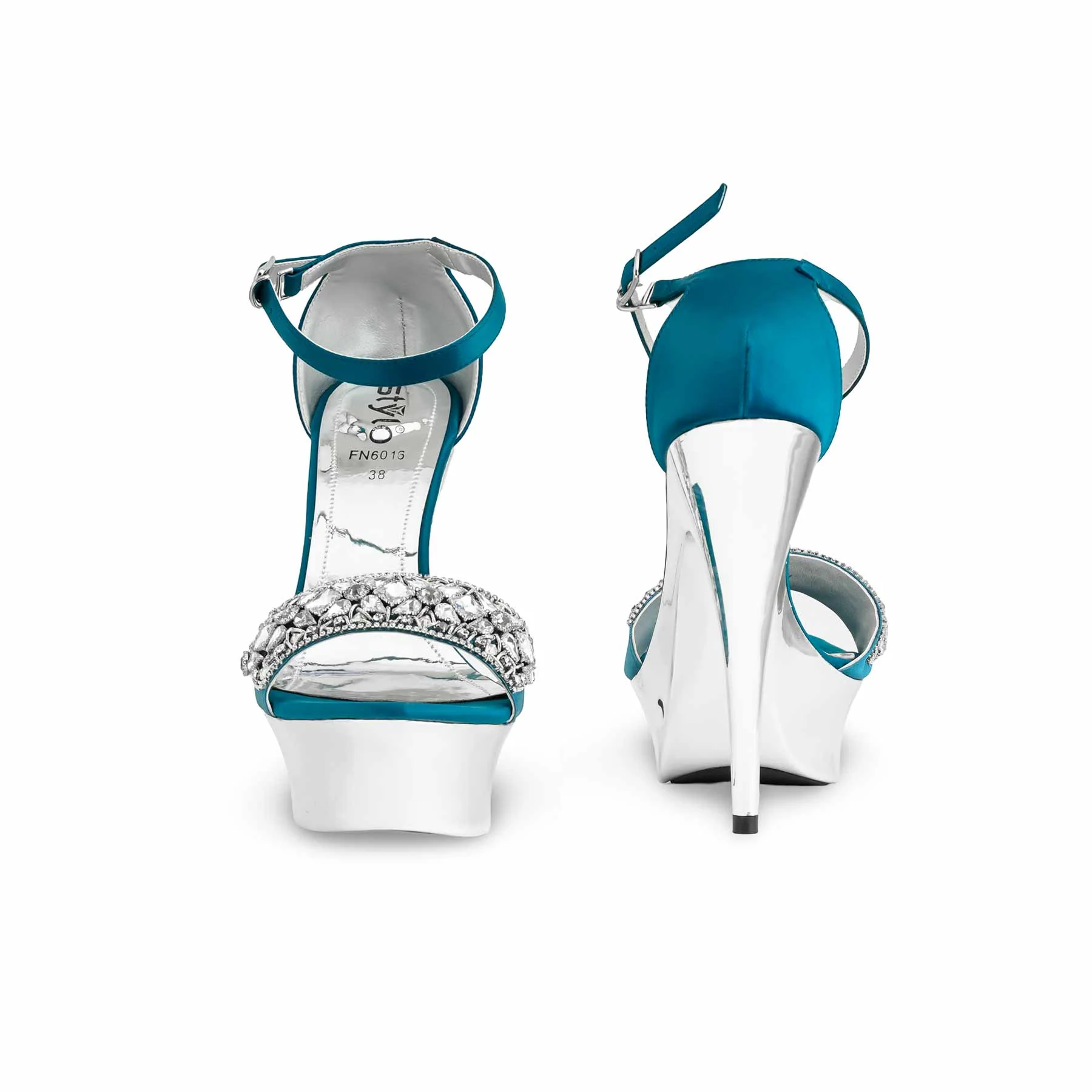 Seagreen Fancy Bridal Sandal FN6016 - Image 4