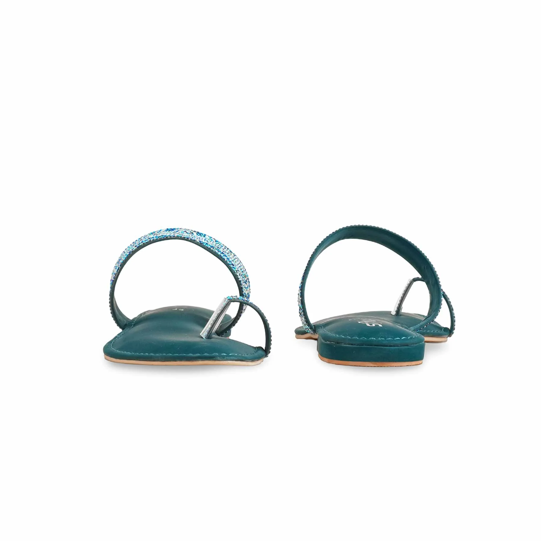 Seagreen Fancy Women Chappal FN0783 - Image 4