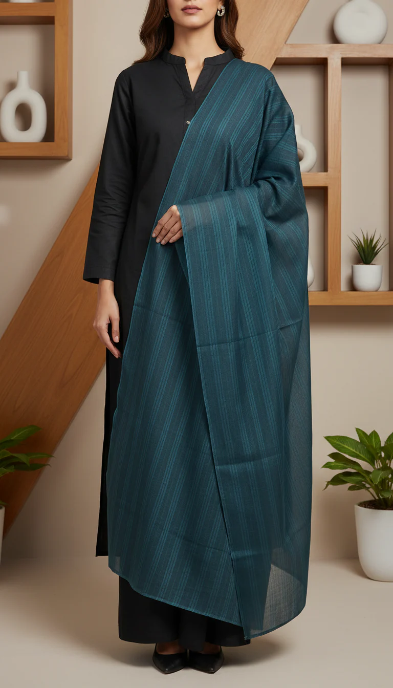 Seagreen Summer Stole PD6107 - Image 2