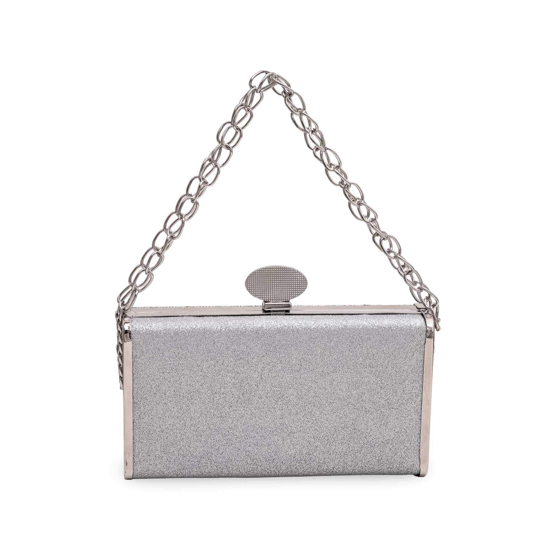 Silver Bridal Clutch P15561 - Image 3