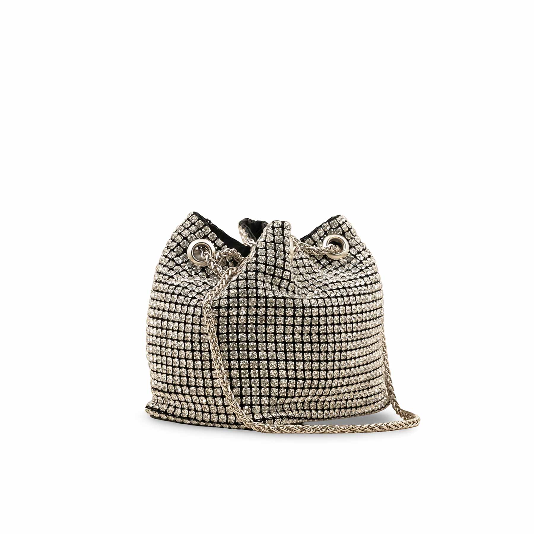 Silver Bridal Clutch P24092 - Image 3
